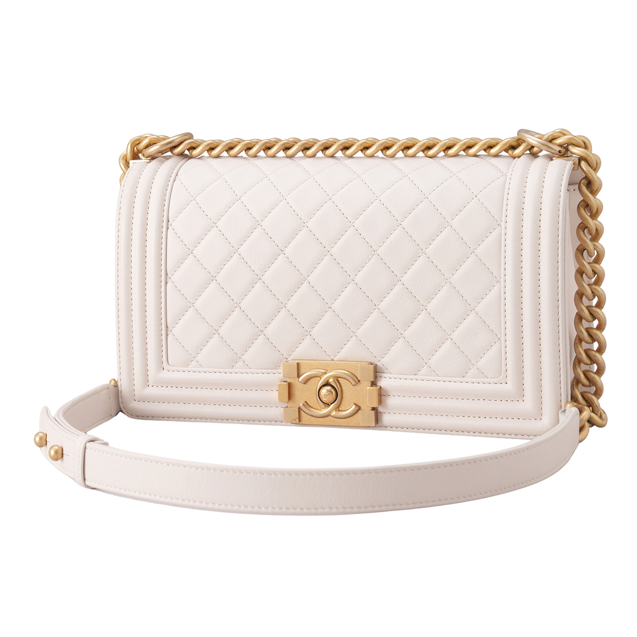 CHANEL(USED)샤넬 보이샤넬 미듐 플랩백