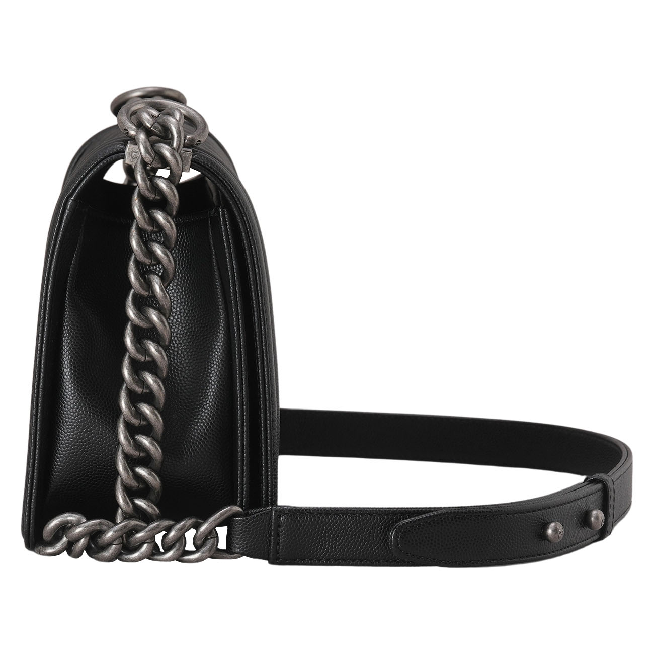 CHANEL(USED)샤넬 A67086 캐비어 보이백 미듐