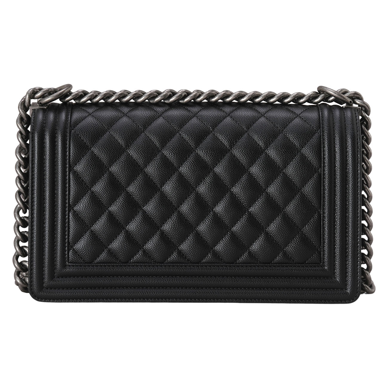CHANEL(USED)샤넬 A67086 캐비어 보이백 미듐