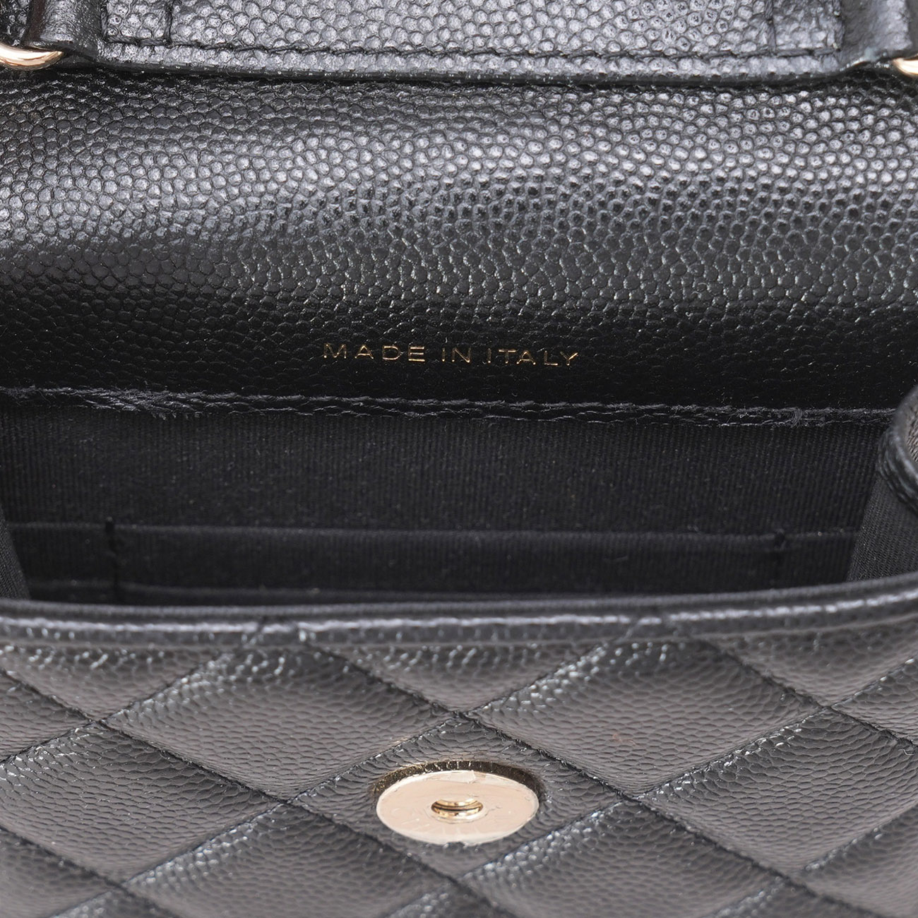 CHANEL(USED) 샤넬 AP2033 시즌 캐비어 참 폰홀더백