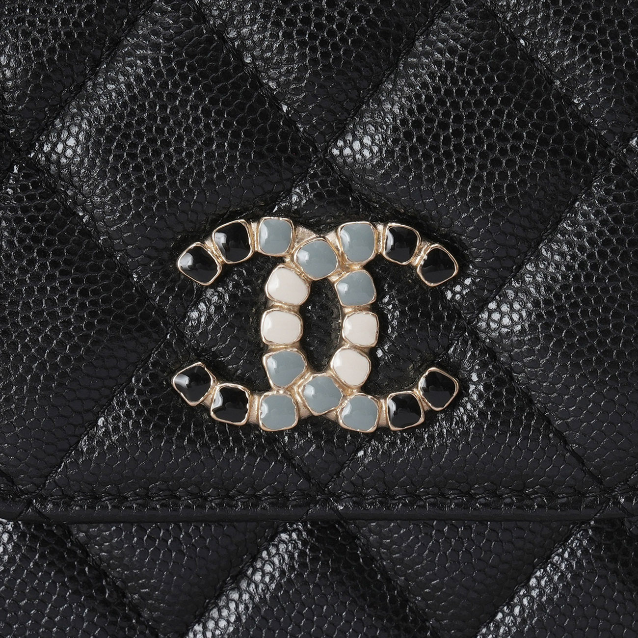 CHANEL(USED) 샤넬 AP2033 시즌 캐비어 참 폰홀더백