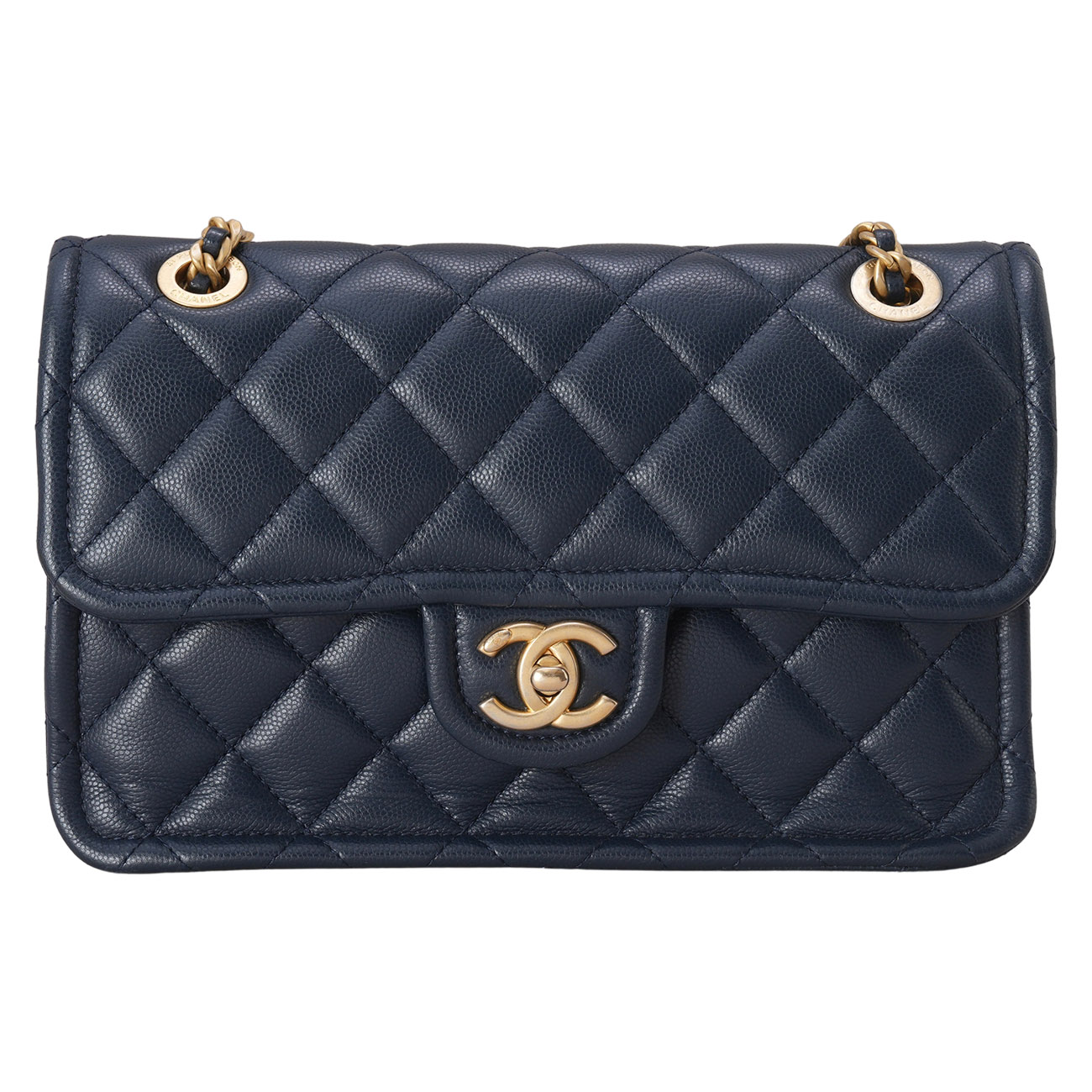 CHANEL(USED)샤넬 시즌 캐비어 스위트 클래식 미듐 플랩백