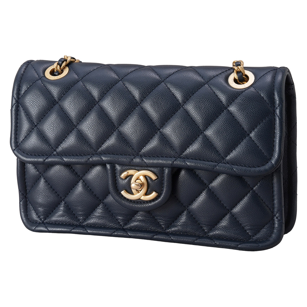 CHANEL(USED)샤넬 시즌 캐비어 스위트 클래식 미듐 플랩백