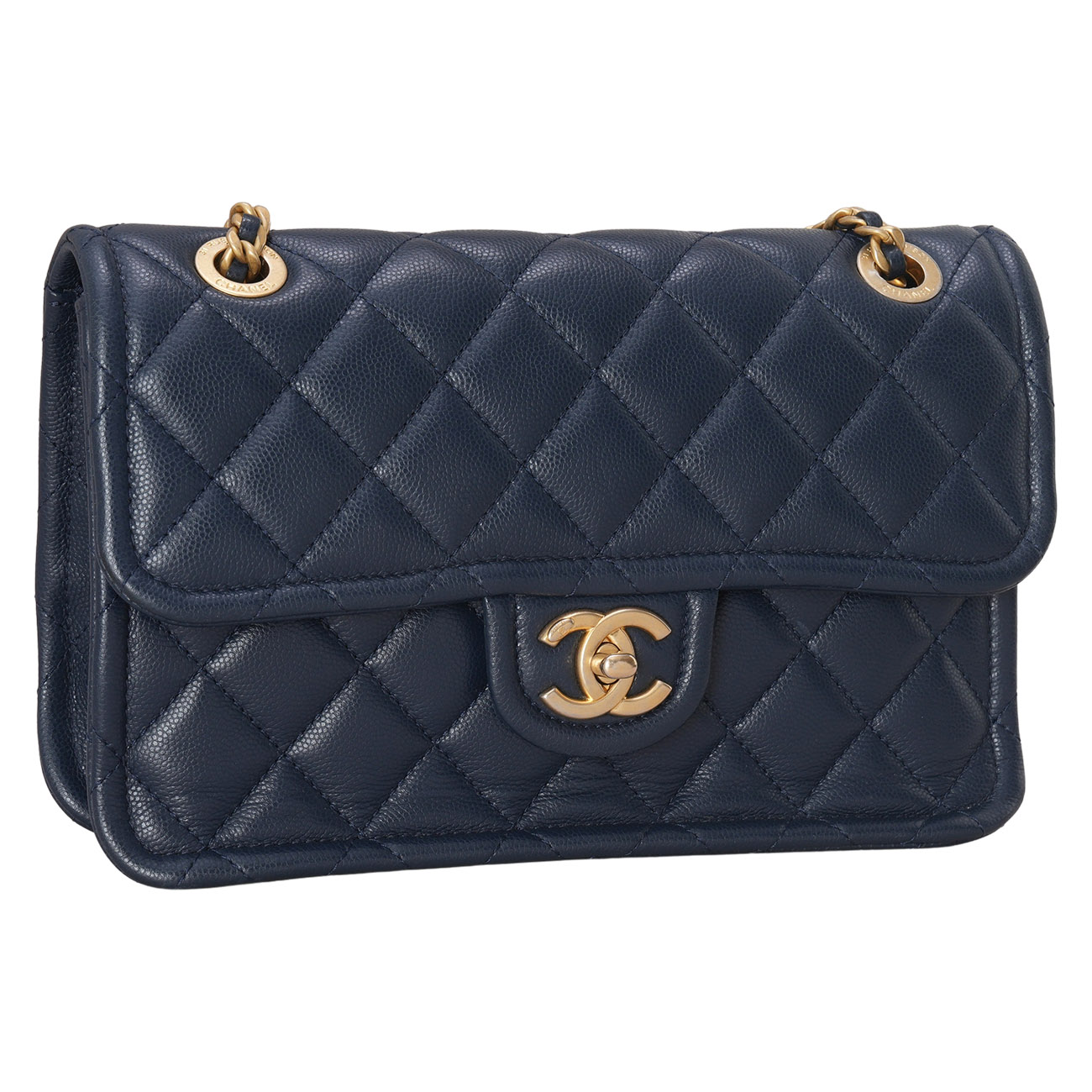 CHANEL(USED)샤넬 시즌 캐비어 스위트 클래식 미듐 플랩백