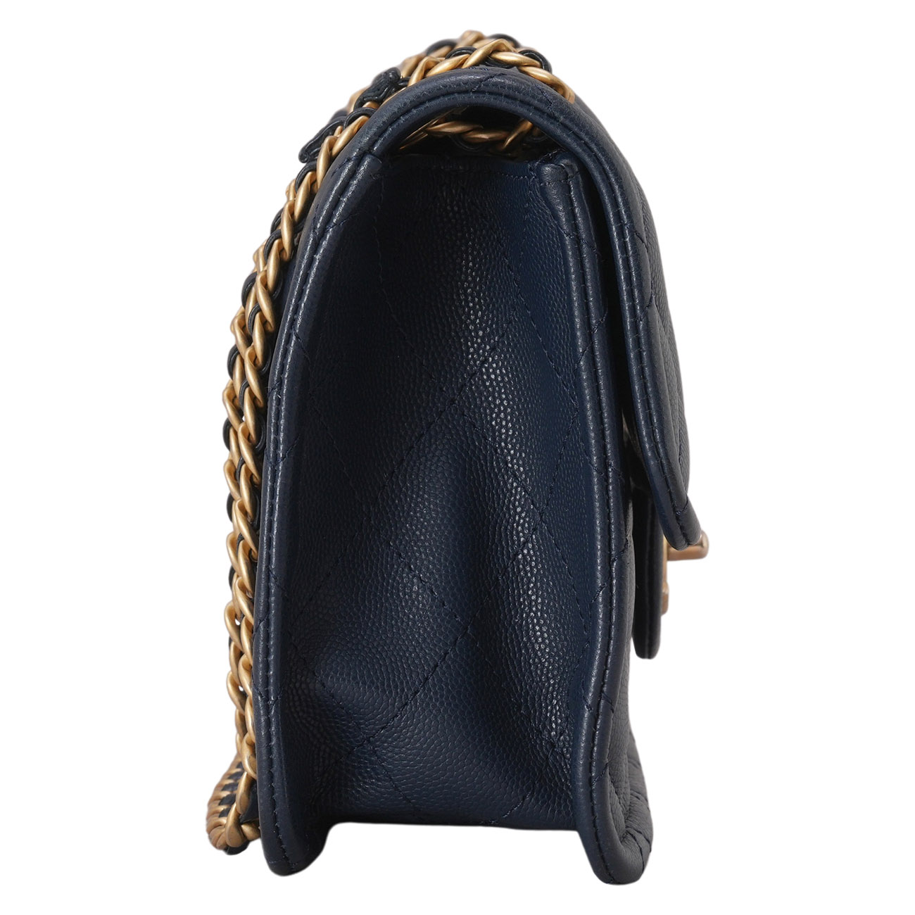 CHANEL(USED)샤넬 시즌 캐비어 스위트 클래식 미듐 플랩백