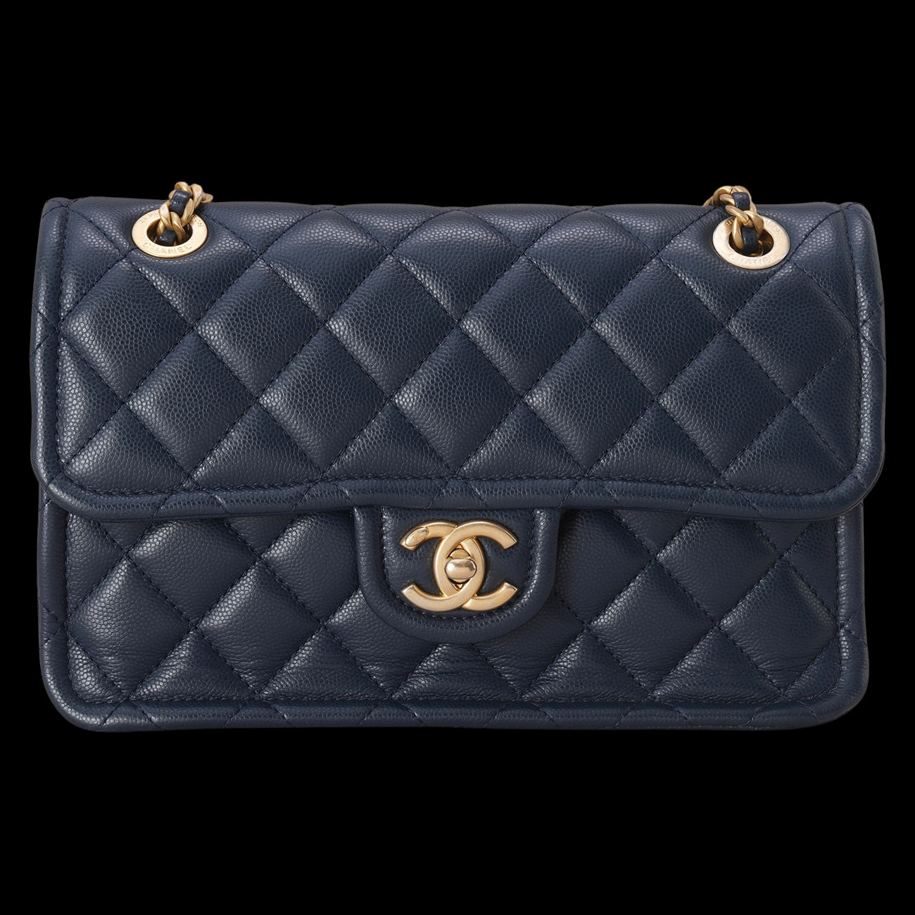 CHANEL(USED)샤넬 시즌 캐비어 스위트 클래식 미듐 플랩백