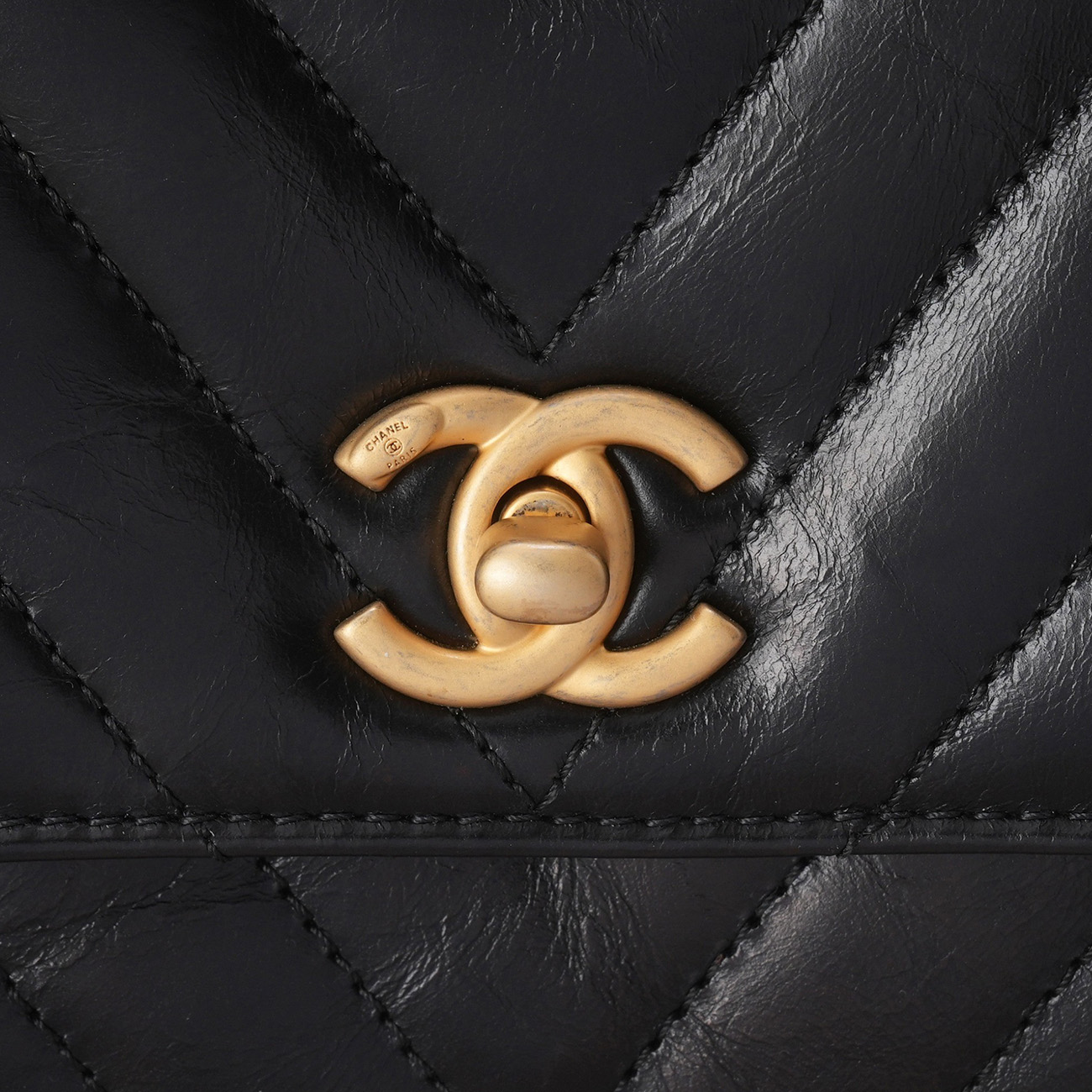 CHANEL(USED)샤넬 쉐브론 코코핸들 스몰 백