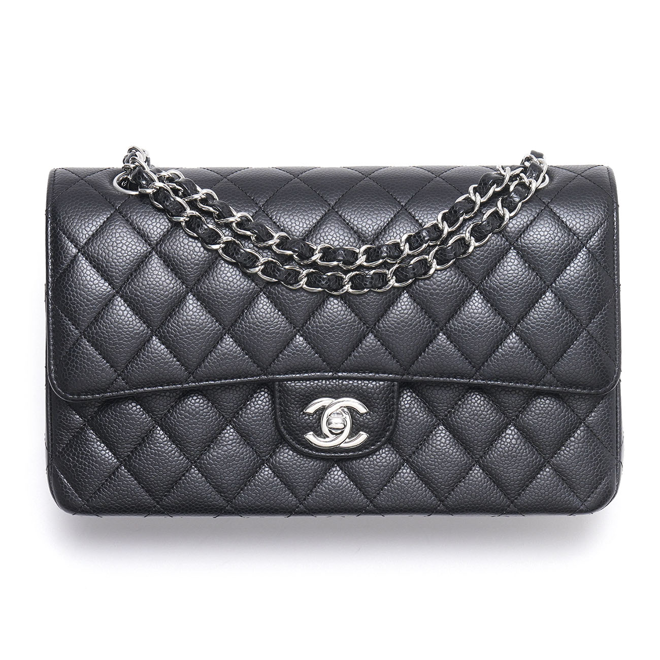 CHANEL(USED)샤넬 캐비어 클래식 미듐 플랩백