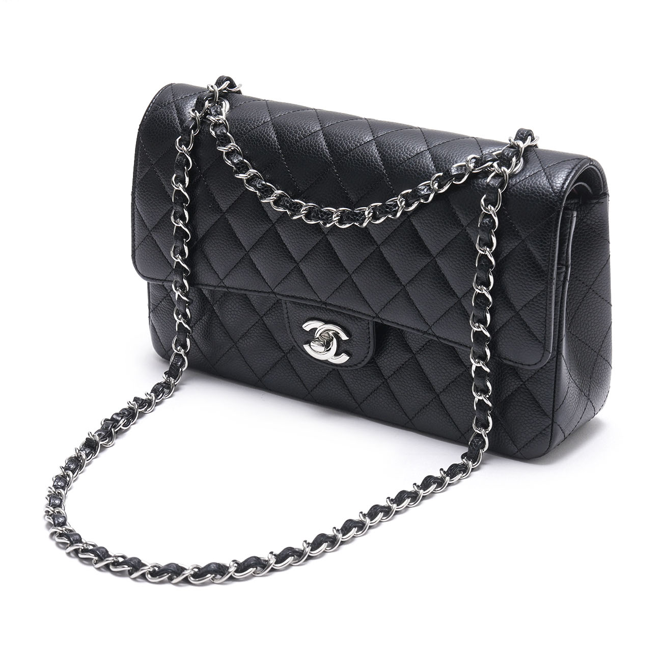 CHANEL(USED)샤넬 캐비어 클래식 미듐 플랩백