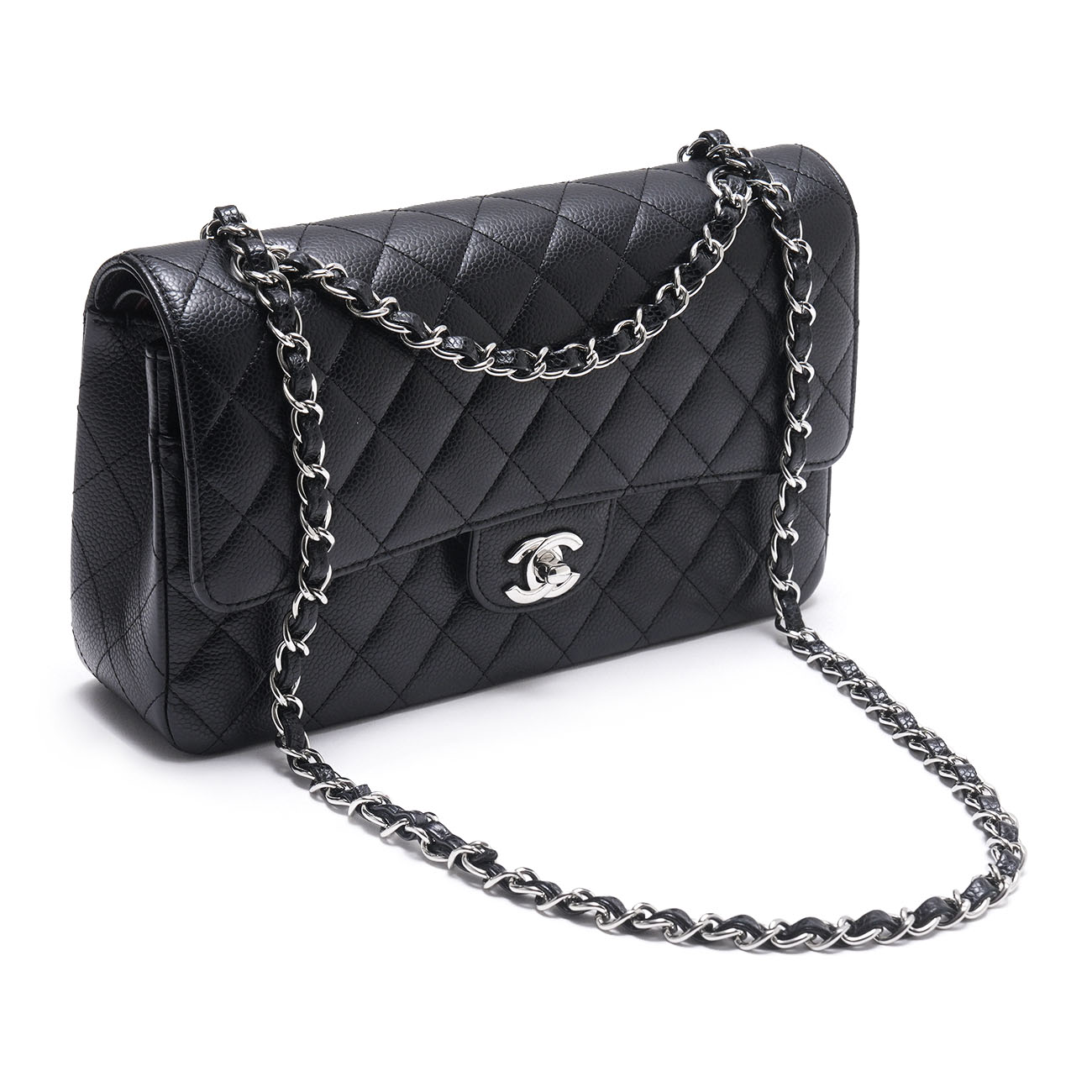 CHANEL(USED)샤넬 캐비어 클래식 미듐 플랩백