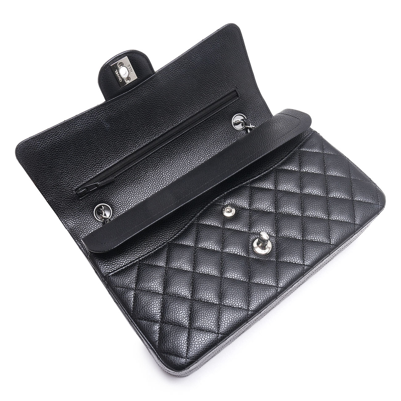 CHANEL(USED)샤넬 캐비어 클래식 미듐 플랩백