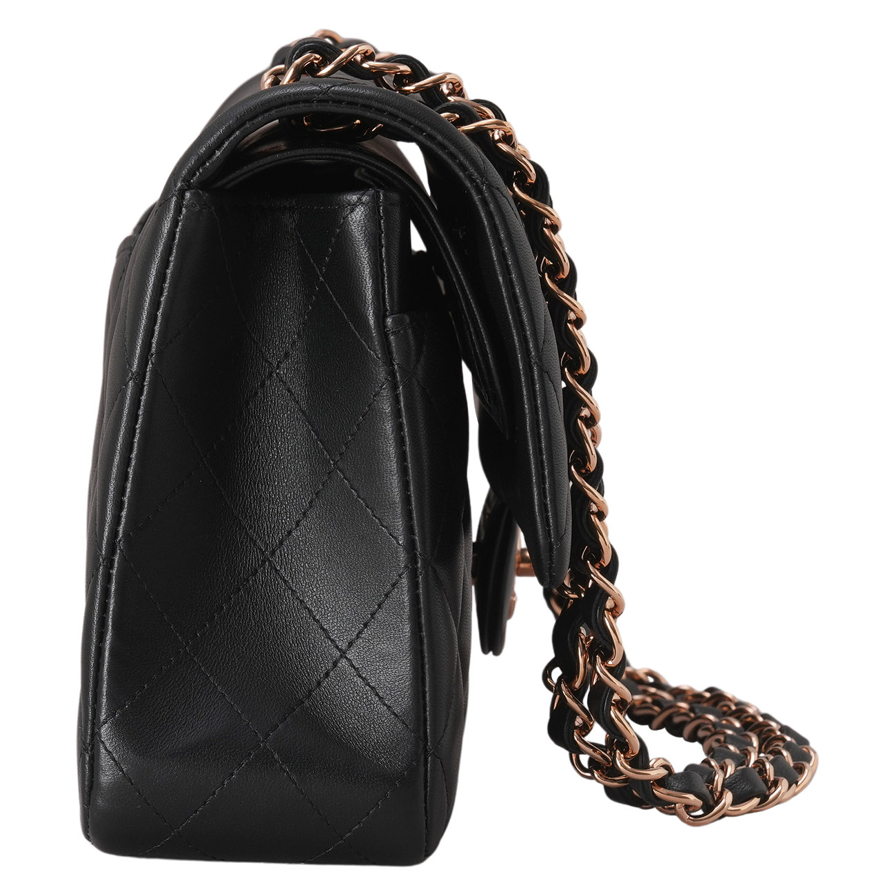 CHANEL(USED)샤넬 A01112 램스킨 클래식 미듐 플랩백