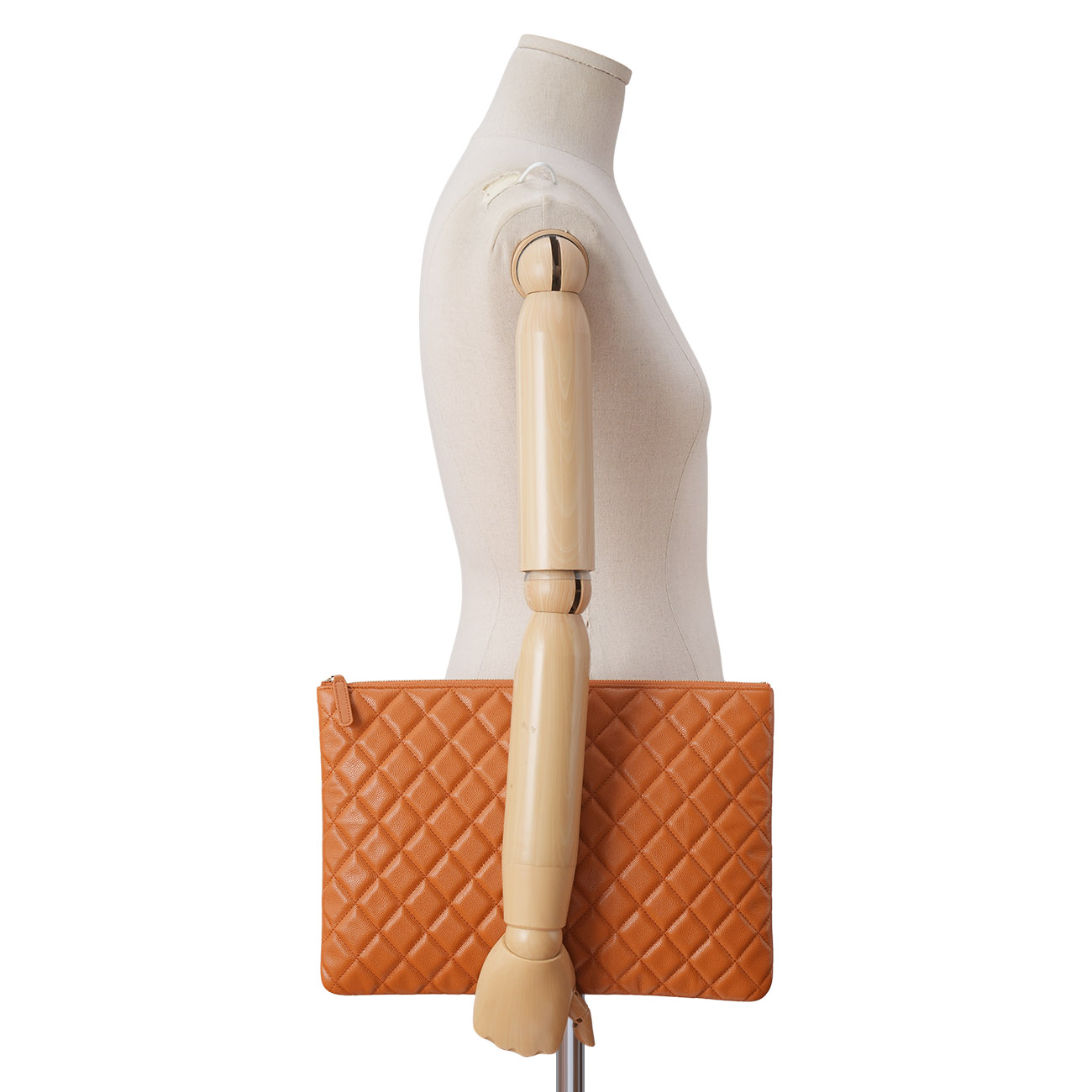CHANEL(USED)샤넬 A82552 캐비어 클래식 클러치 라지