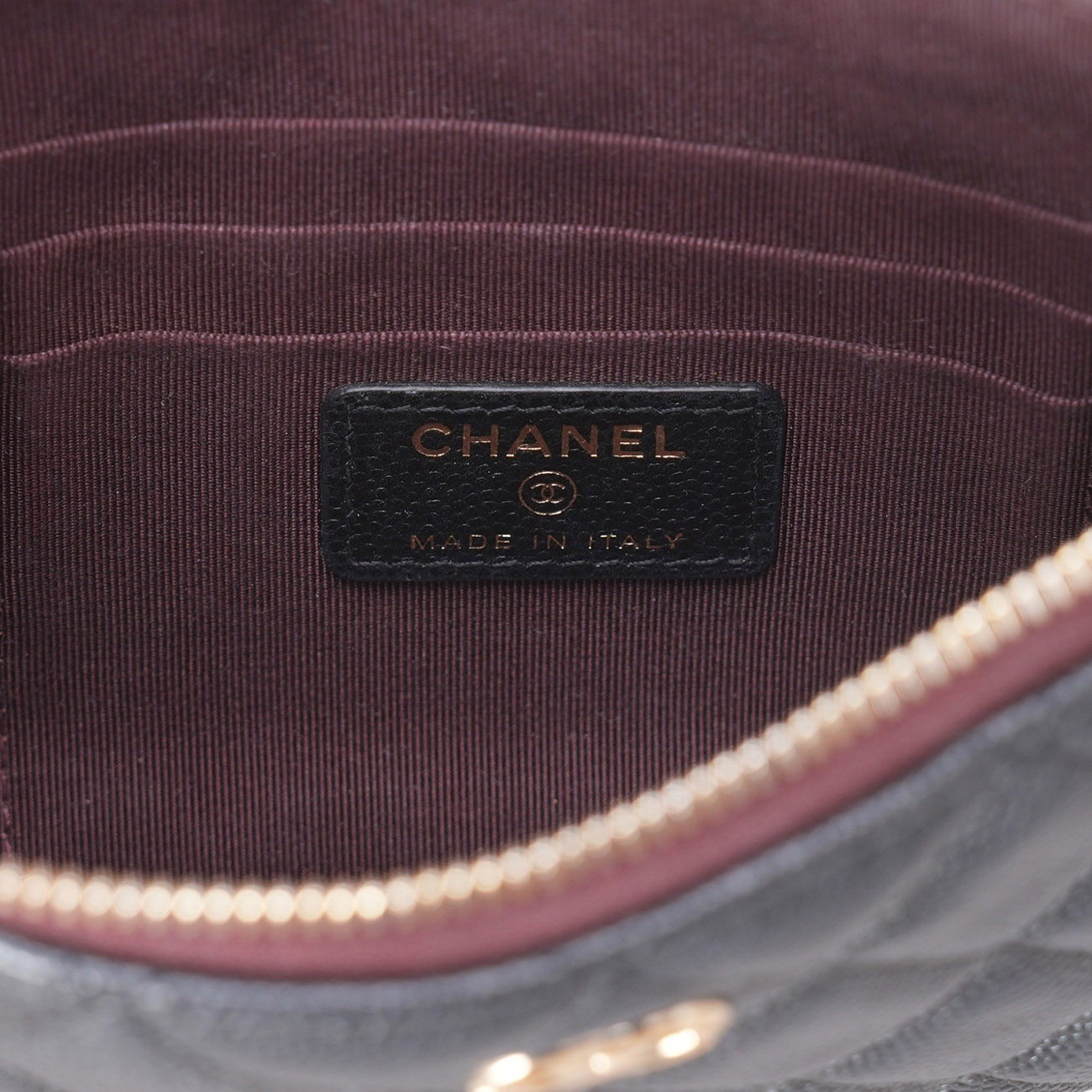 CHANEL(USED)샤넬 AP1071 캐비어 클래식 미니 파우치