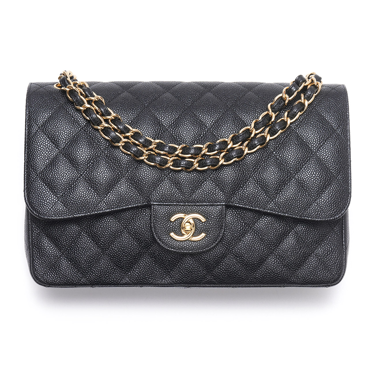 CHANEL(USED)샤넬 캐비어 클래식 라지 플랩백