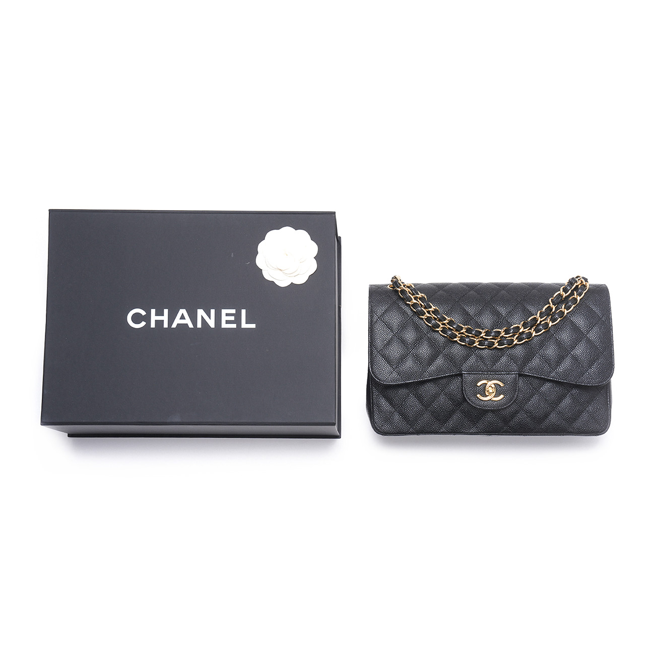 CHANEL(USED)샤넬 캐비어 클래식 라지 플랩백
