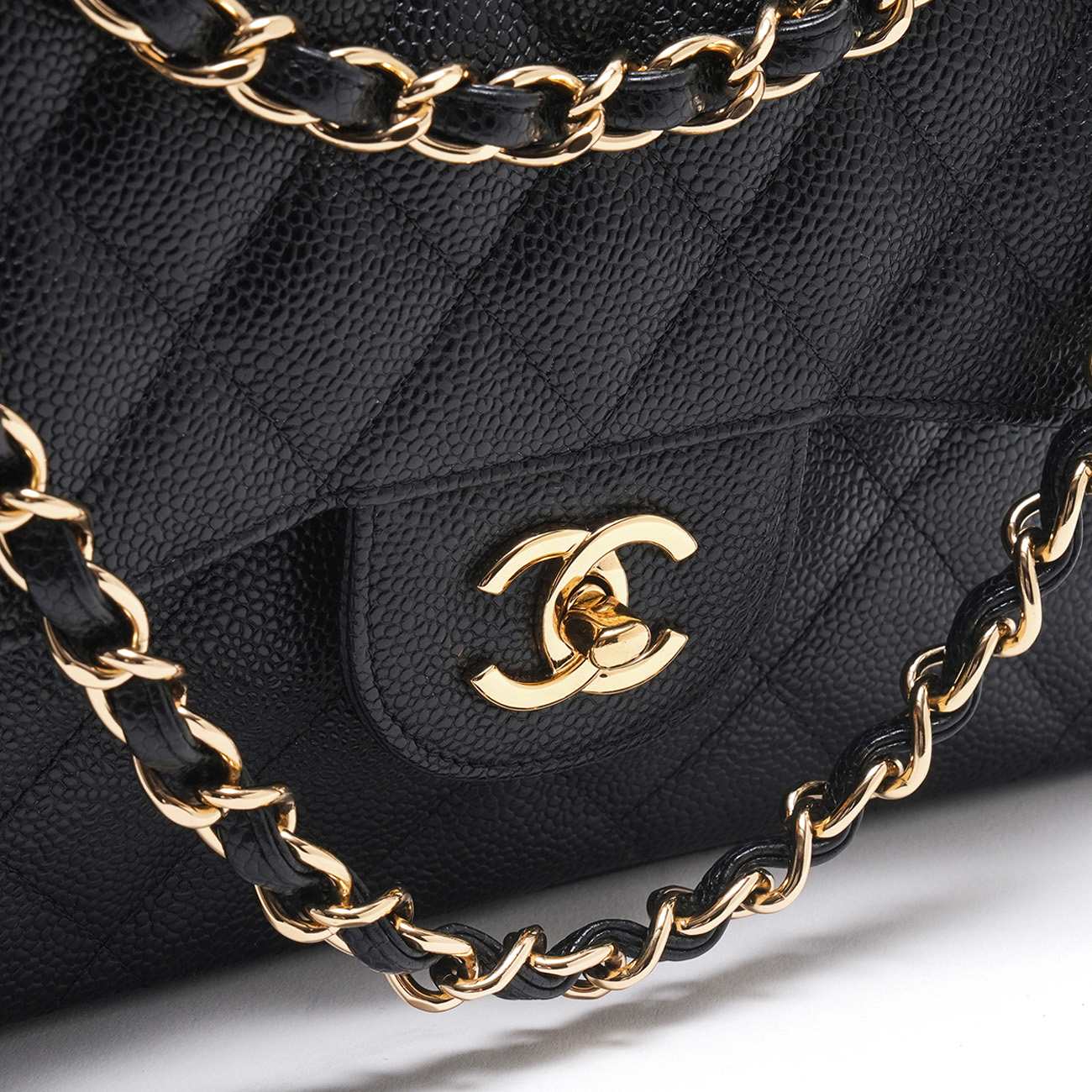 CHANEL(USED)샤넬 캐비어 클래식 라지 플랩백