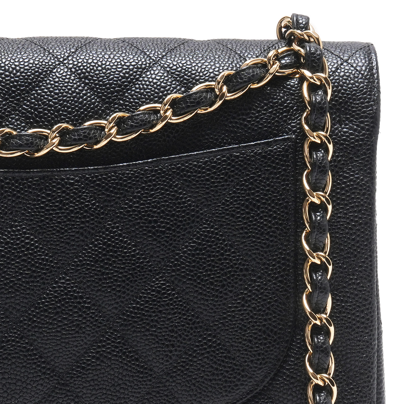 CHANEL(USED)샤넬 캐비어 클래식 라지 플랩백