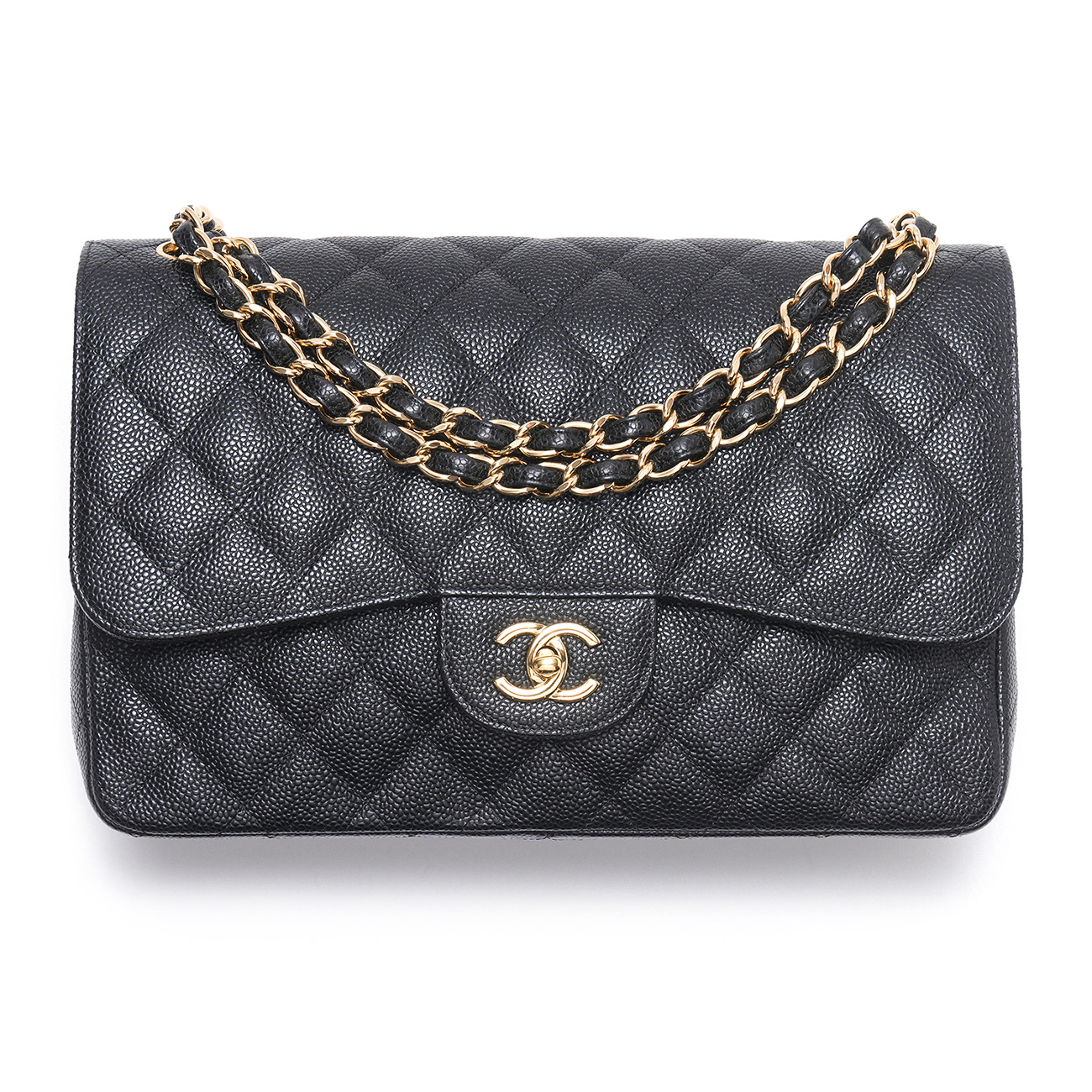 CHANEL(USED)샤넬 캐비어 클래식 라지 플랩백