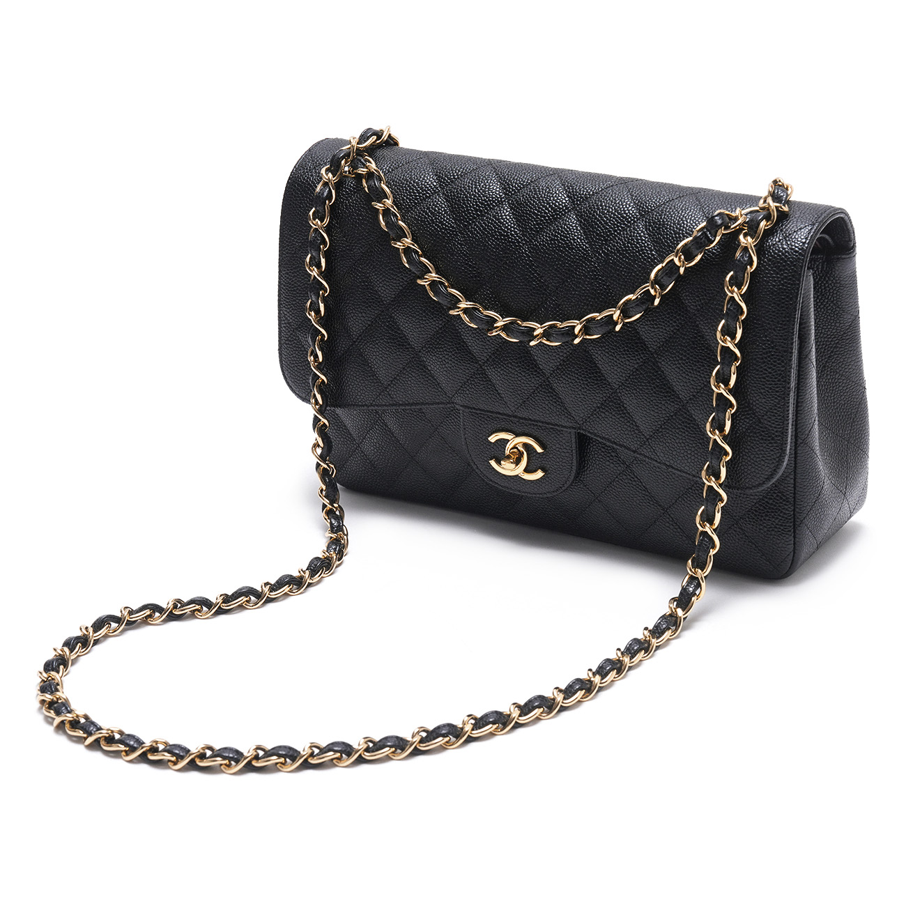 CHANEL(USED)샤넬 캐비어 클래식 라지 플랩백