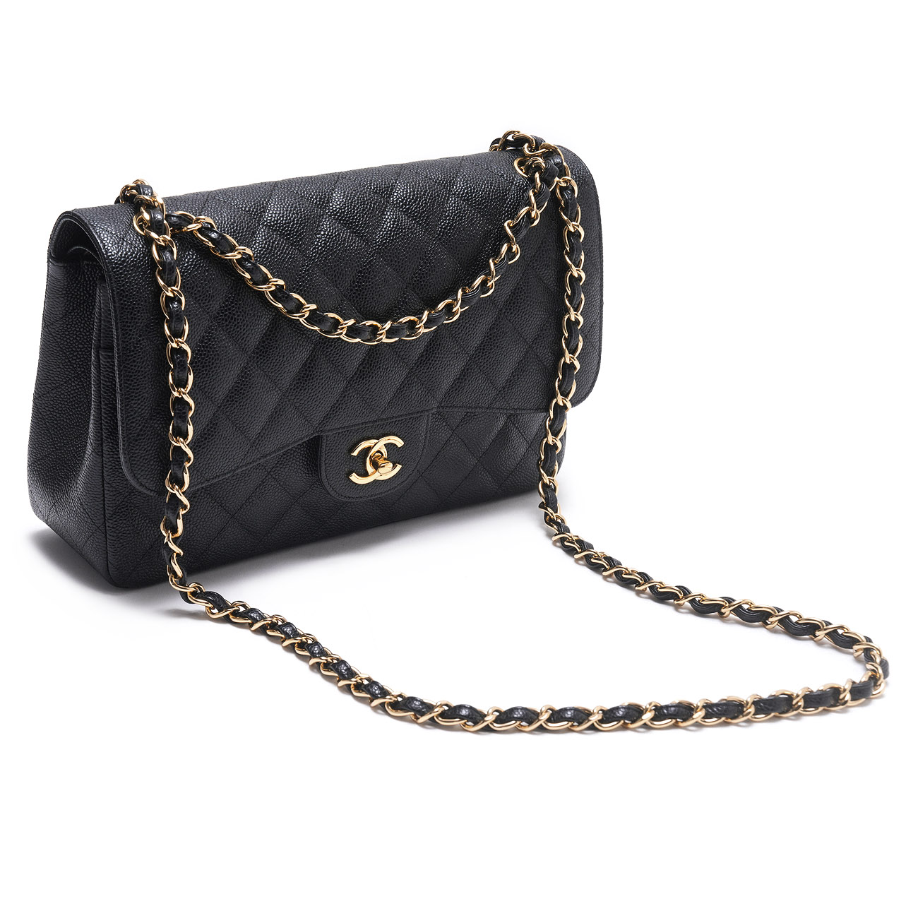 CHANEL(USED)샤넬 캐비어 클래식 라지 플랩백