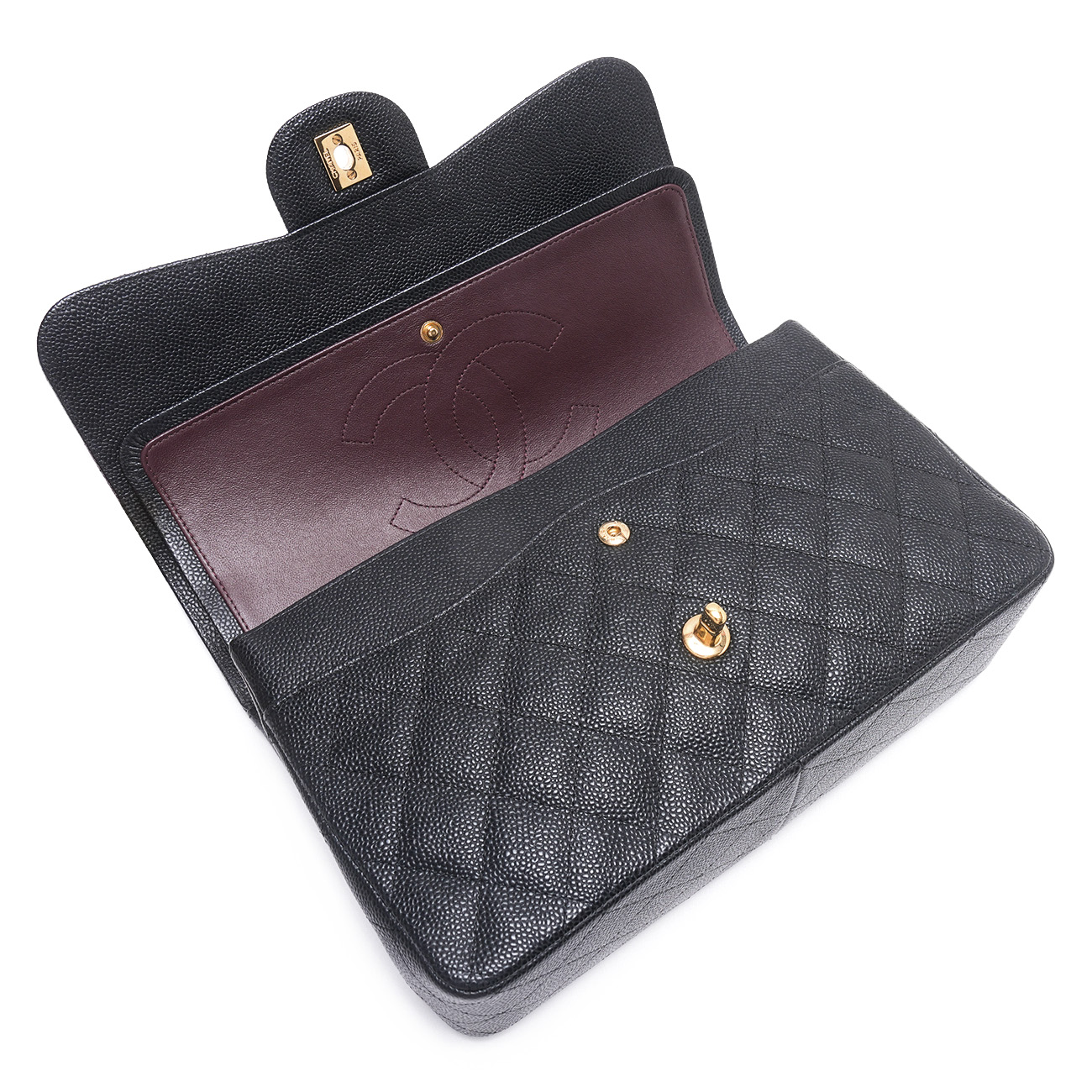 CHANEL(USED)샤넬 캐비어 클래식 라지 플랩백
