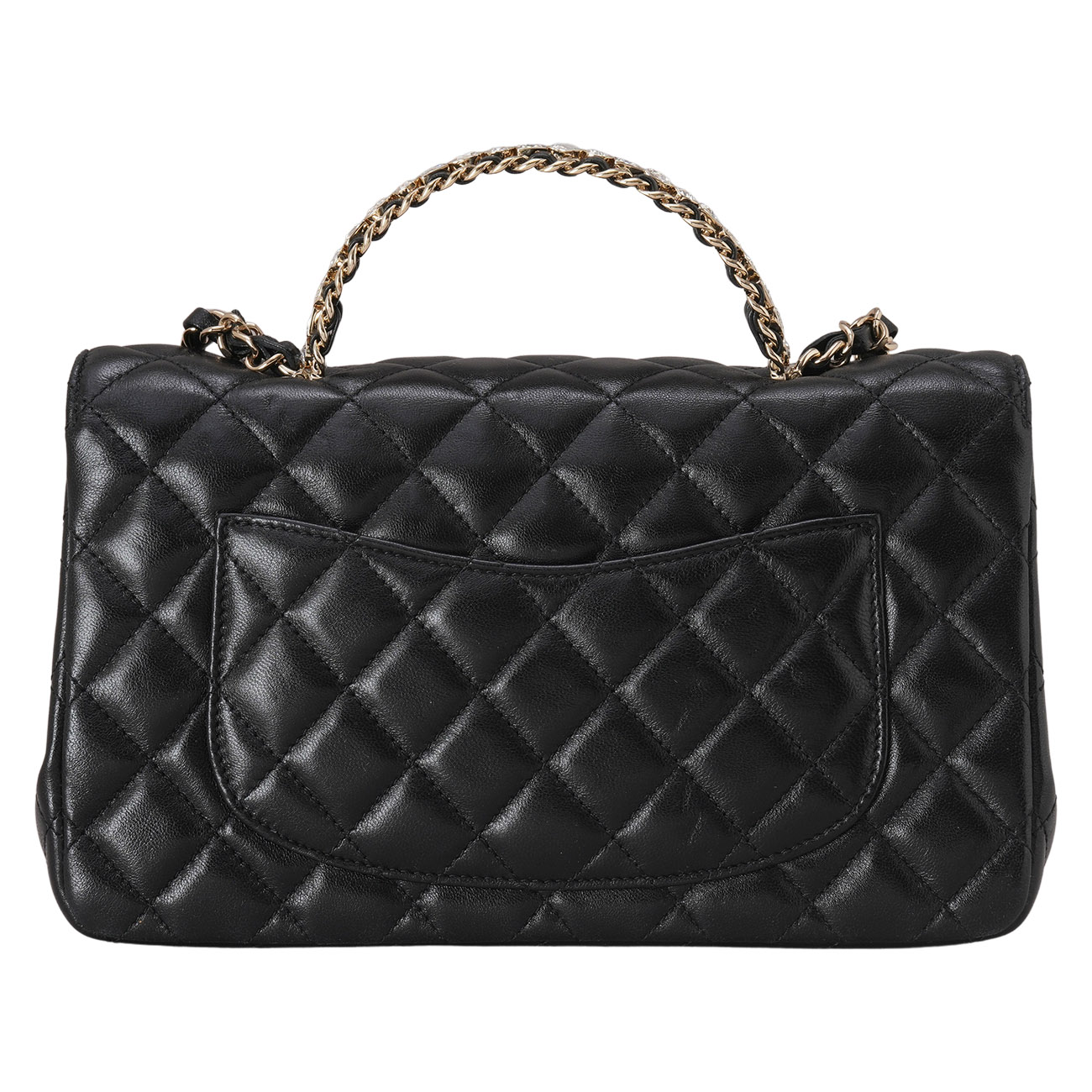 CHANEL(USED)샤넬 시즌 클래식 크리스탈 탑 핸들백 (N3L6HXE3