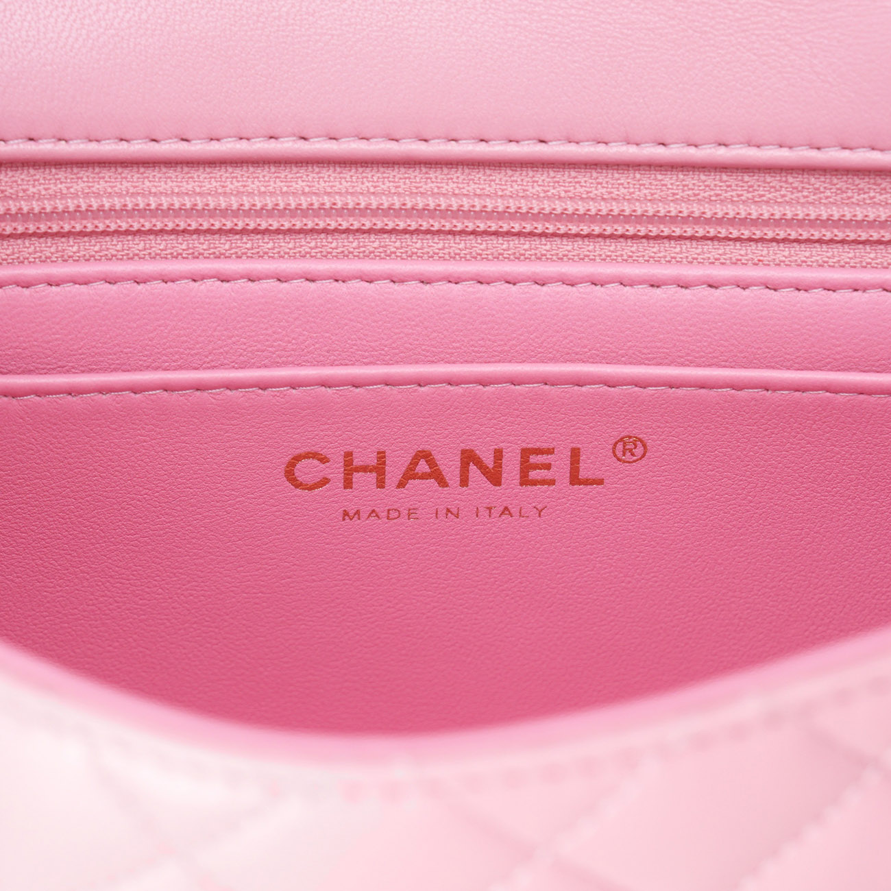 CHANEL(USED)샤넬 램스킨 뉴미니 탑핸들