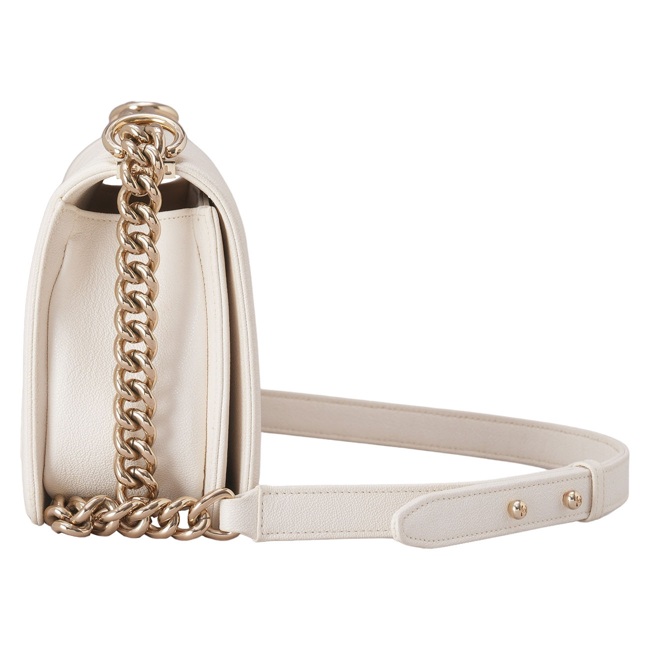 CHANEL(USED)샤넬 A67086 캐비어 쉐브론 보이백 미듐