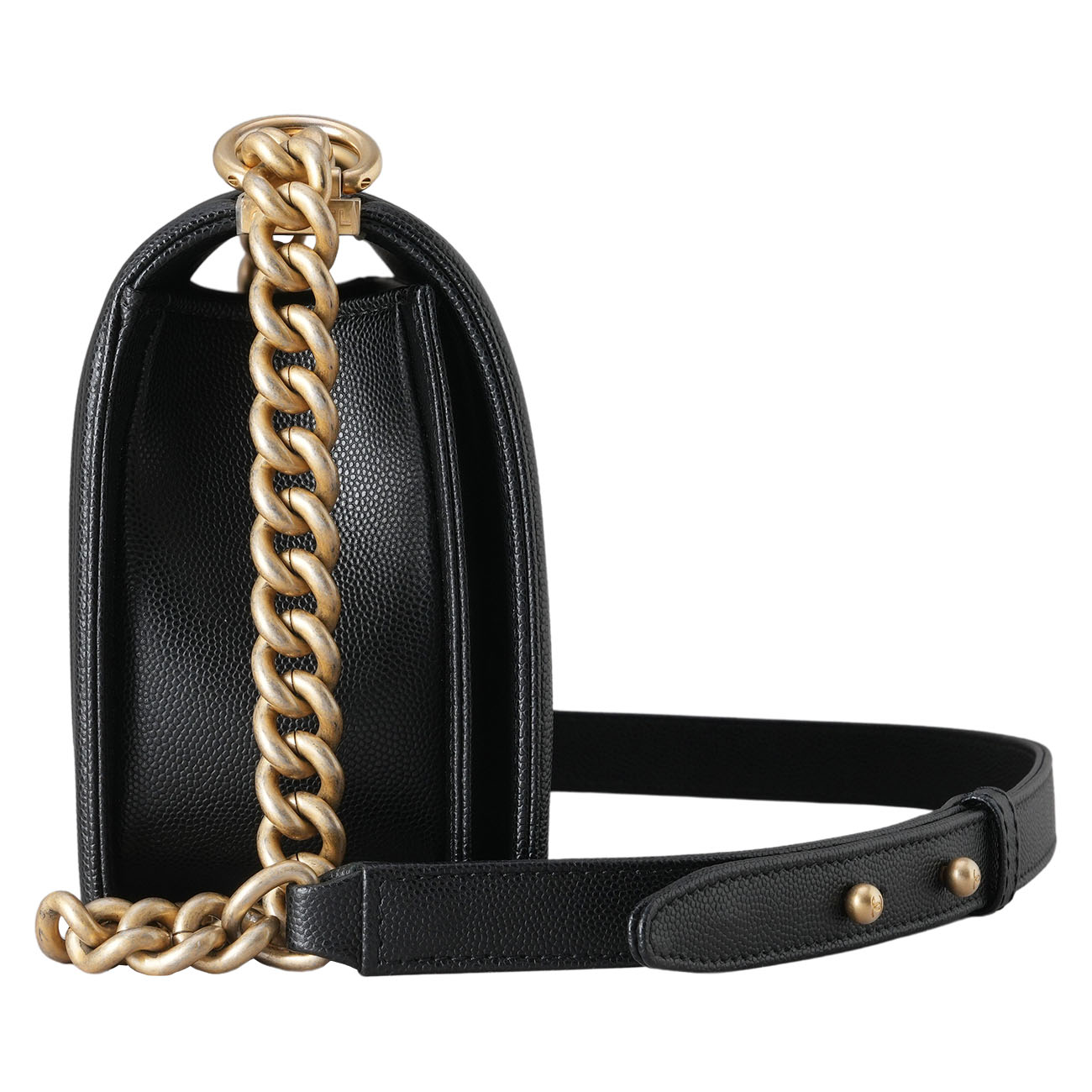 CHANEL(USED)샤넬 캐비어 보이샤넬 미듐 플랩백