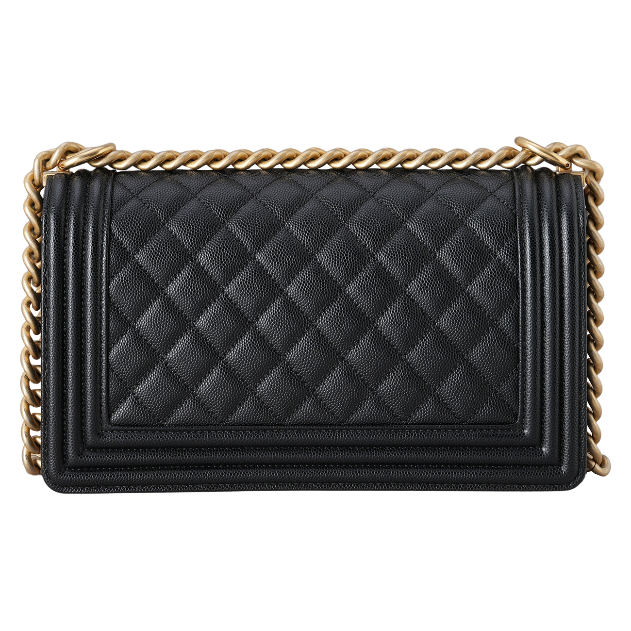 CHANEL(USED)샤넬 캐비어 보이샤넬 미듐 플랩백