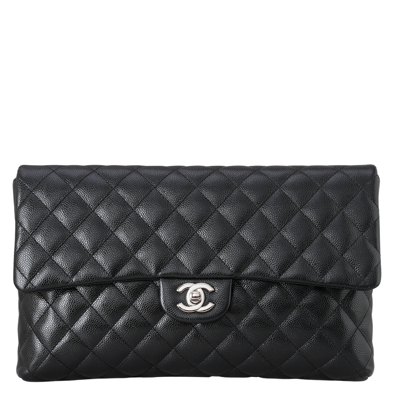 CHANEL(USED)샤넬 캐비어 클래식 플랩 클러치
