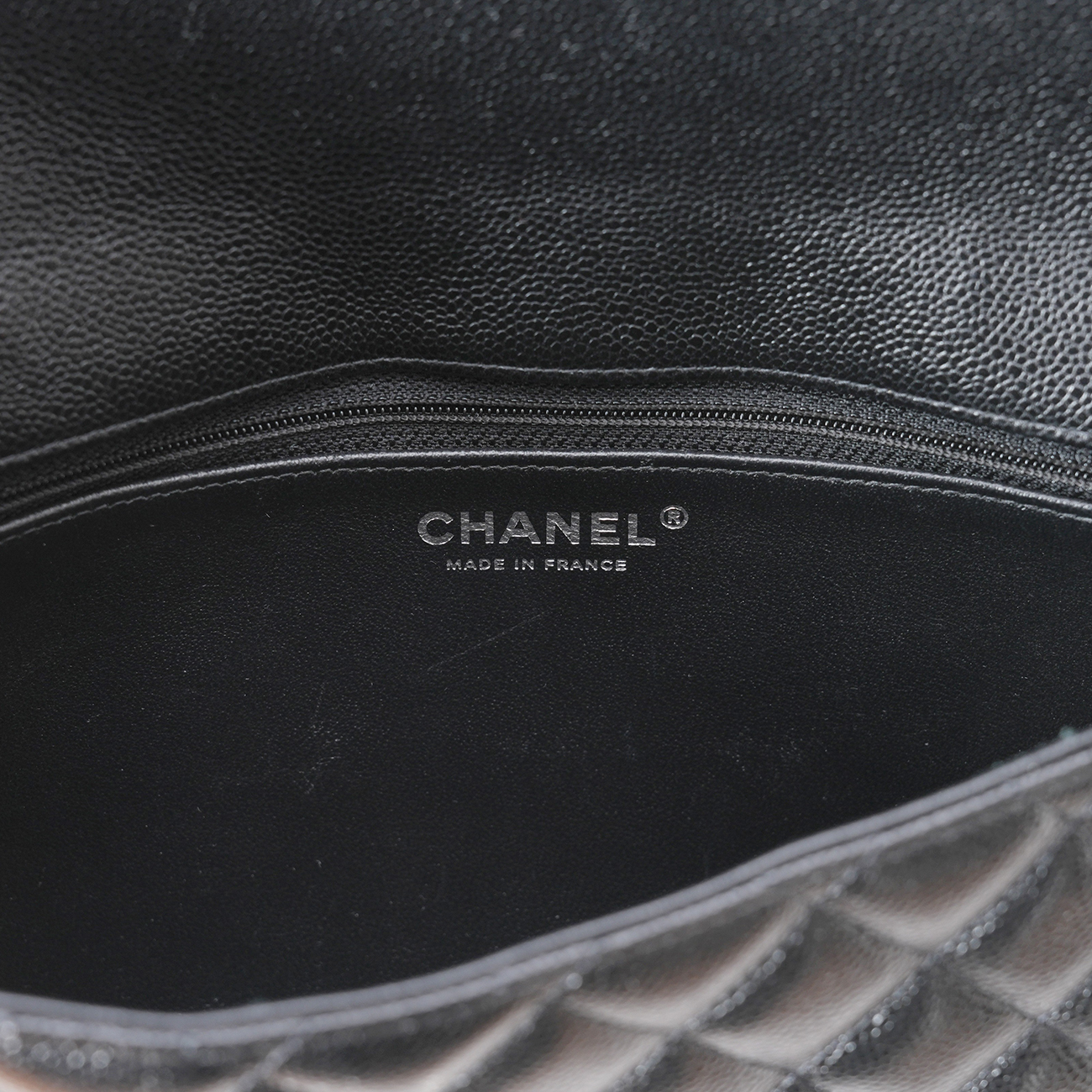 CHANEL(USED)샤넬 캐비어 클래식 플랩 클러치
