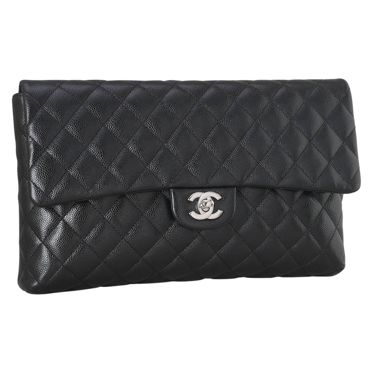 CHANEL(USED)샤넬 캐비어 클래식 플랩 클러치