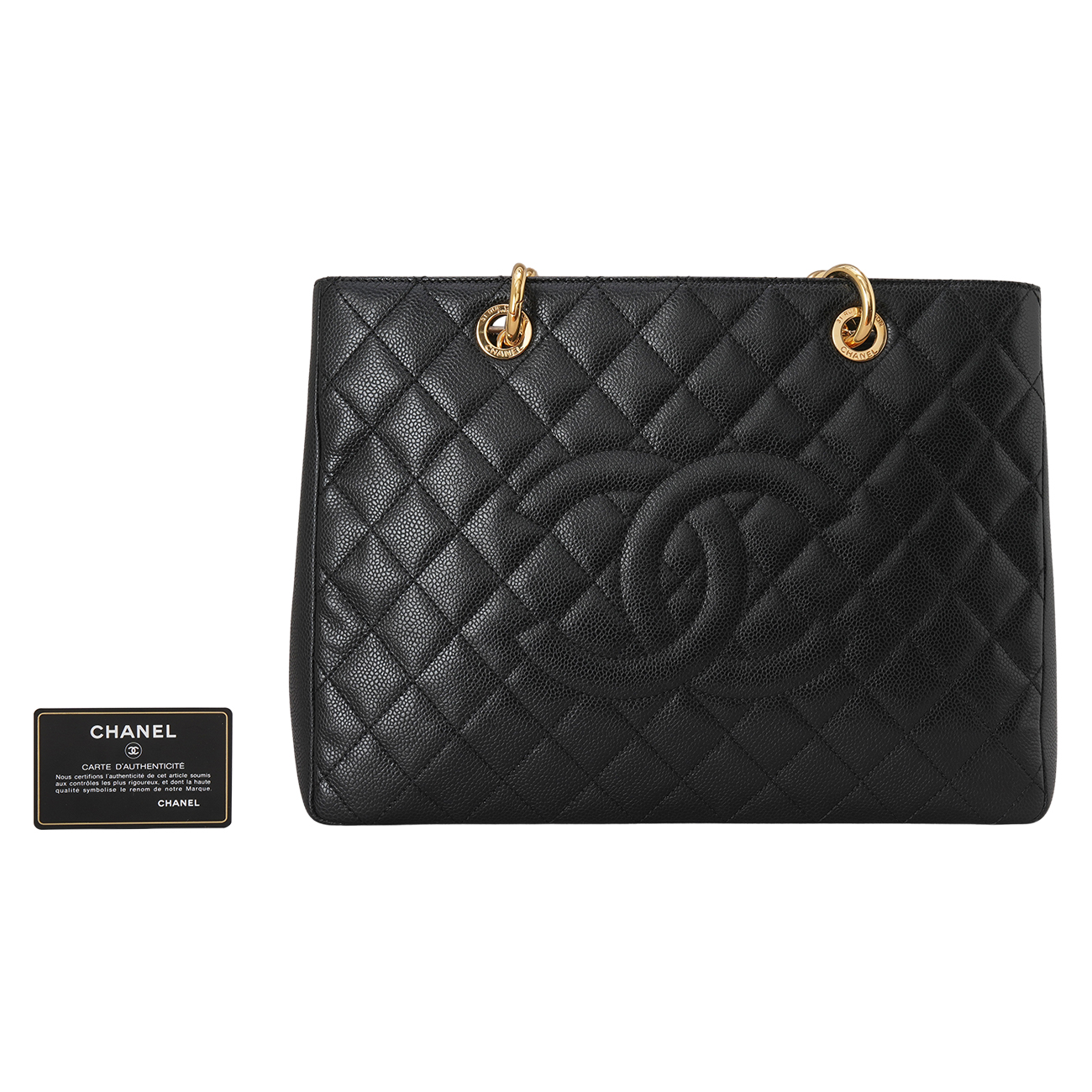 CHANEL(USED)샤넬 캐비어 그랜드 샤핑