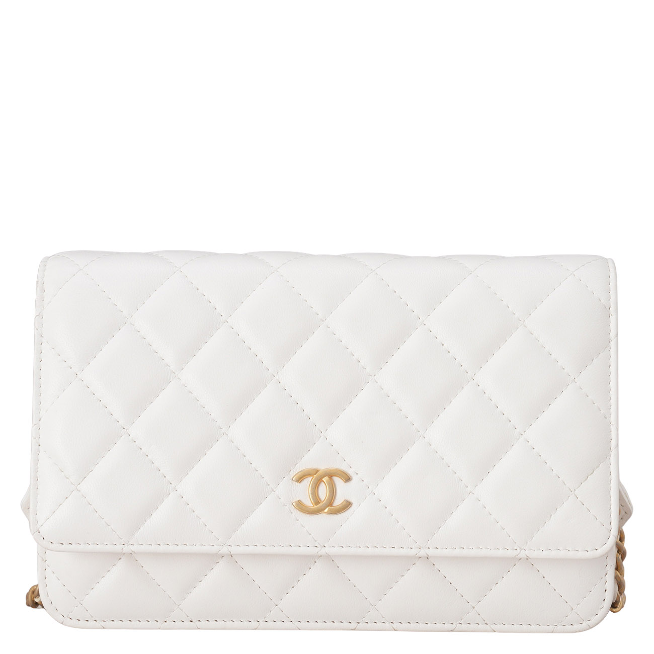 CHANEL(USED)샤넬 시즌 화이트 클래식 WOC