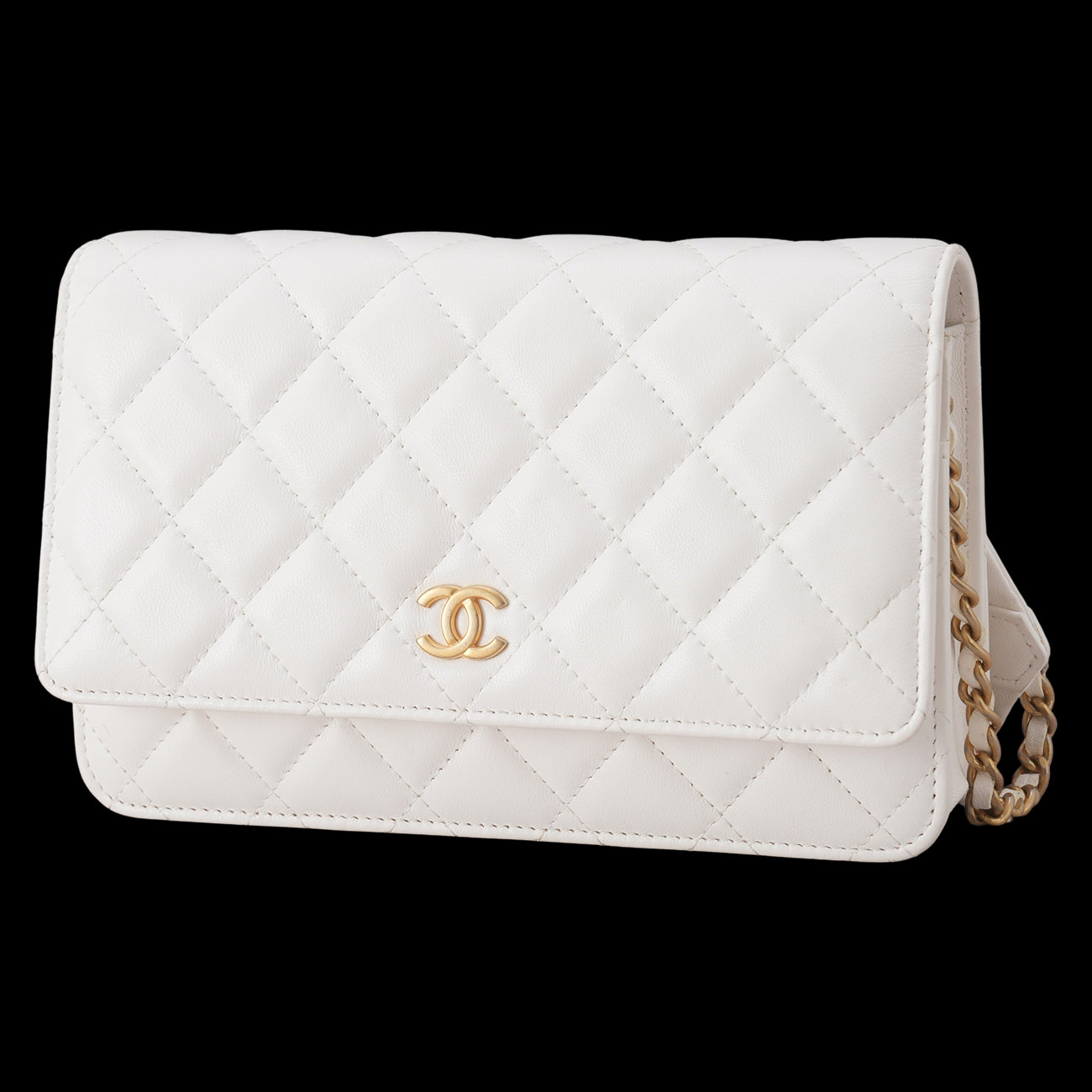CHANEL(USED)샤넬 시즌 화이트 클래식 WOC