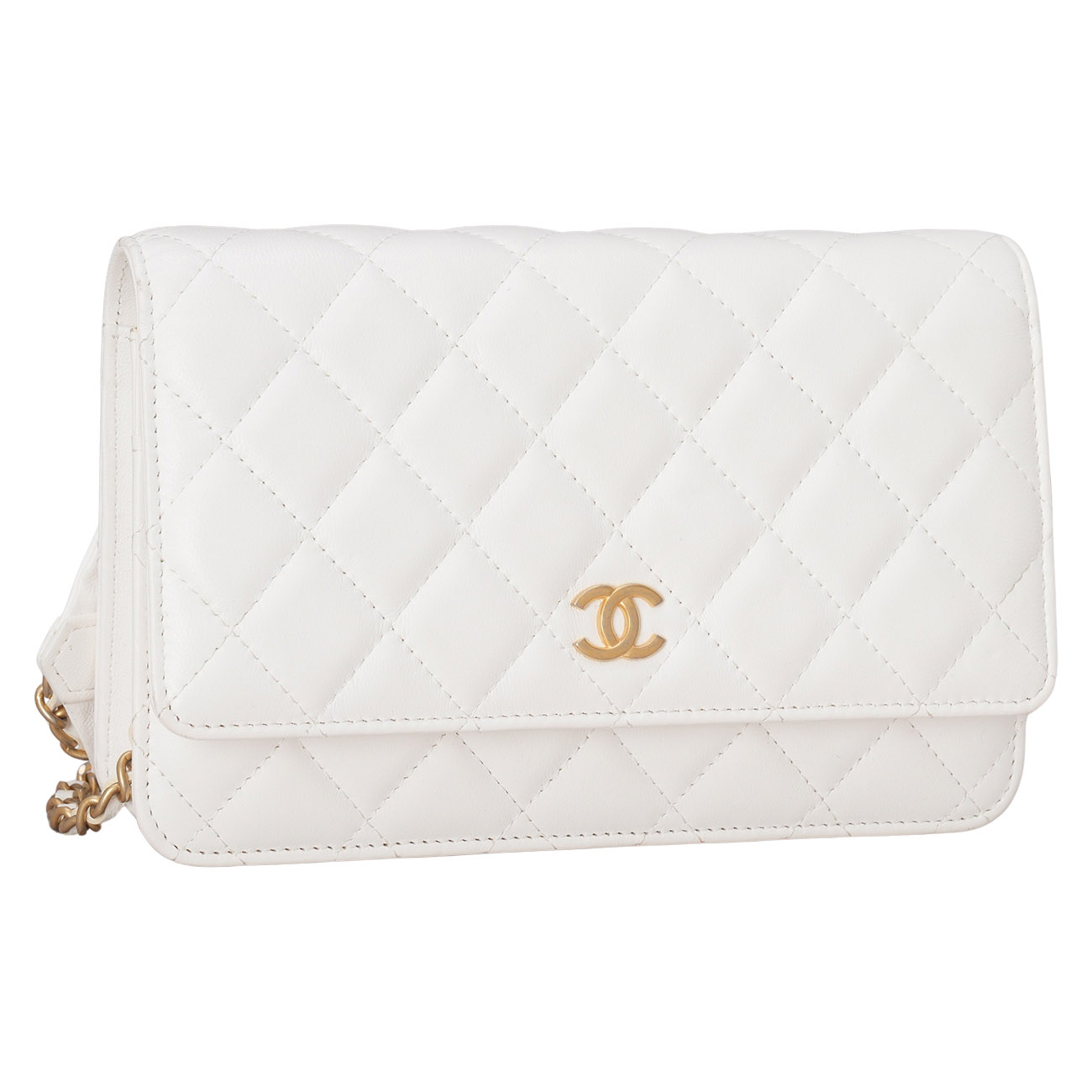 CHANEL(USED)샤넬 시즌 화이트 클래식 WOC