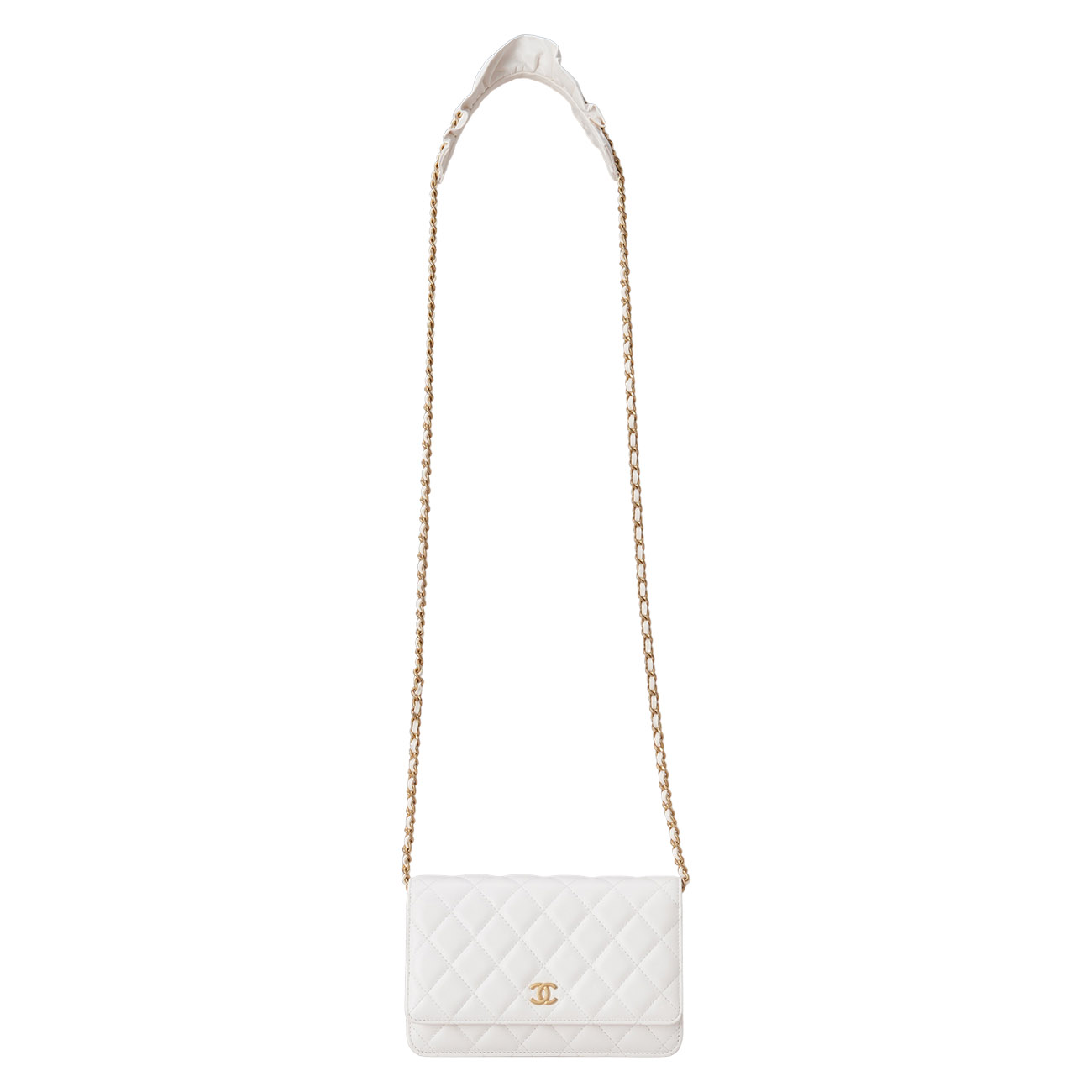CHANEL(USED)샤넬 시즌 화이트 클래식 WOC