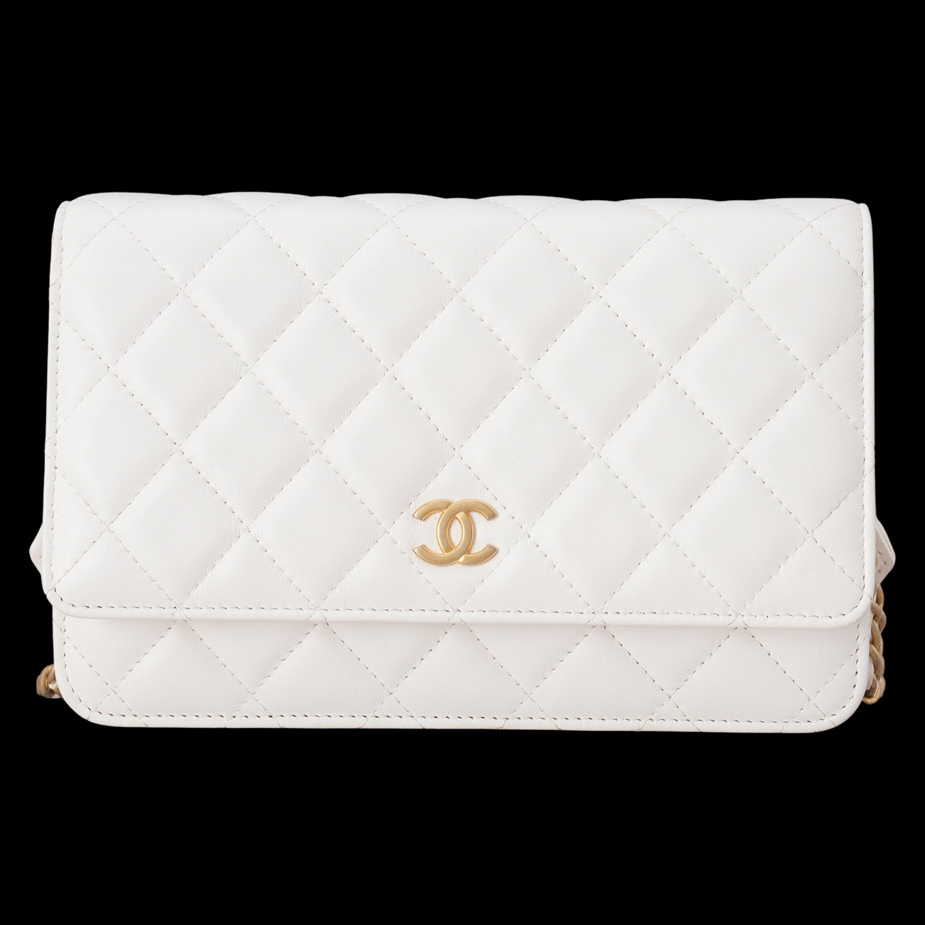 CHANEL(USED)샤넬 시즌 화이트 클래식 WOC