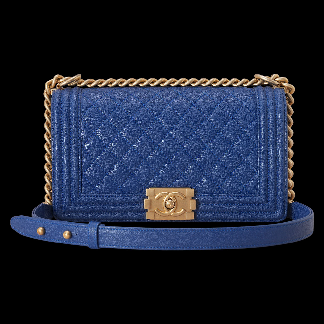 CHANEL(USED)샤넬 보이샤넬 미듐 플랩백