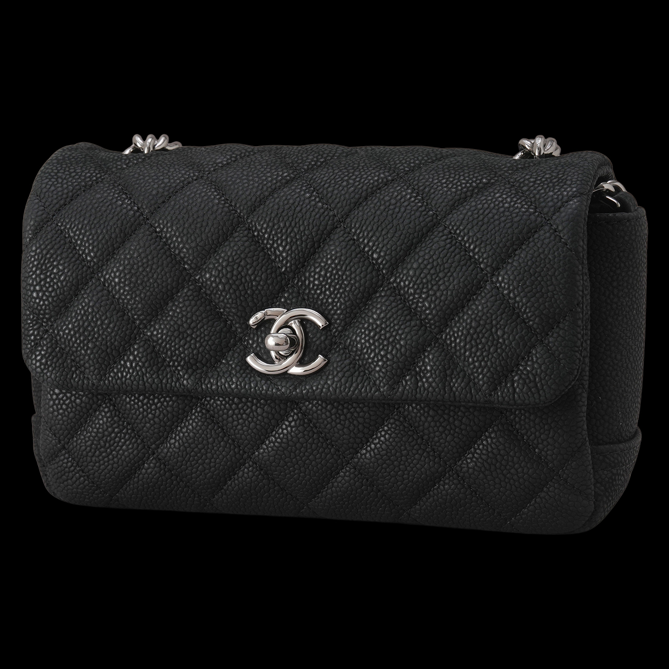 CHANEL(USED)샤넬 시즌 캐비어 미니 체인 숄더백