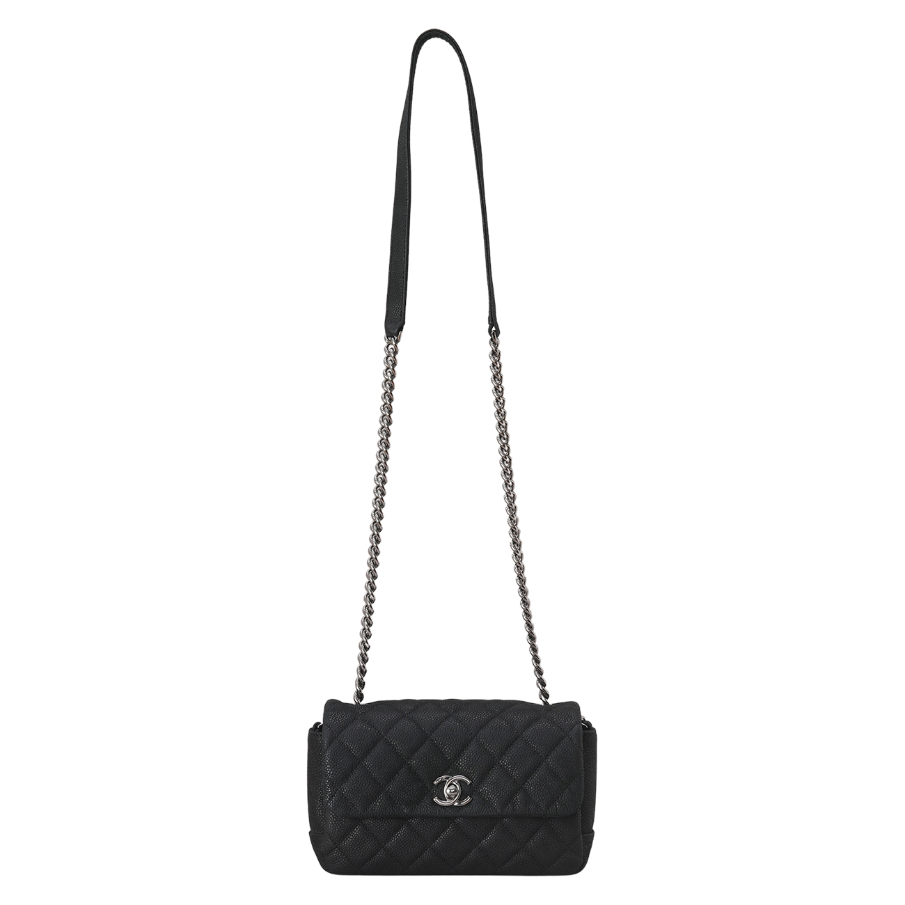 CHANEL(USED)샤넬 시즌 캐비어 미니 체인 숄더백