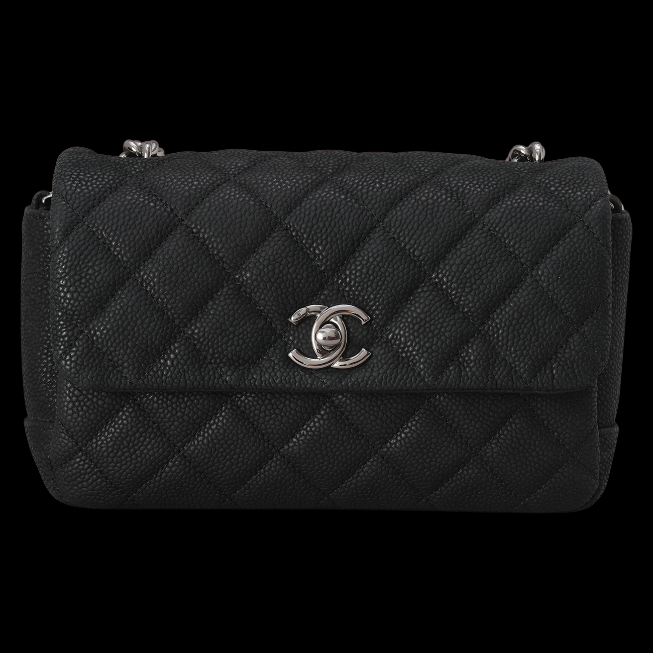 CHANEL(USED)샤넬 시즌 캐비어 미니 체인 숄더백