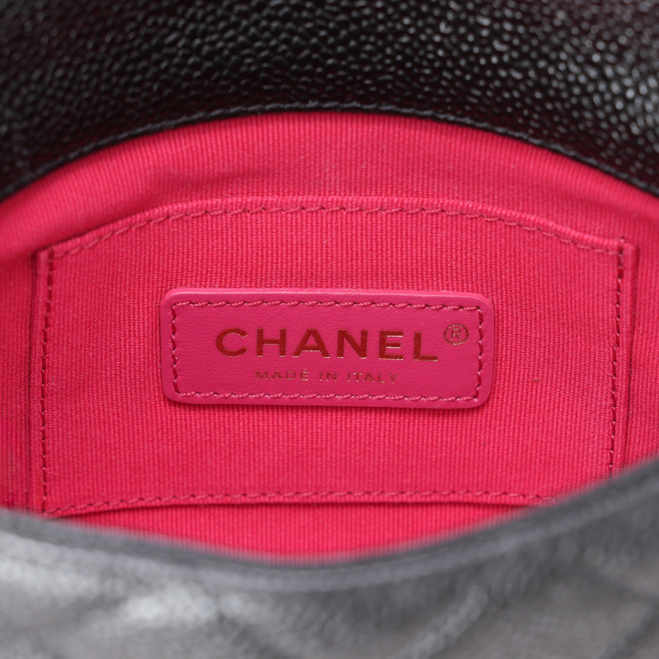 CHANEL(USED)샤넬 CC로고 캐비어 체인 크로스백