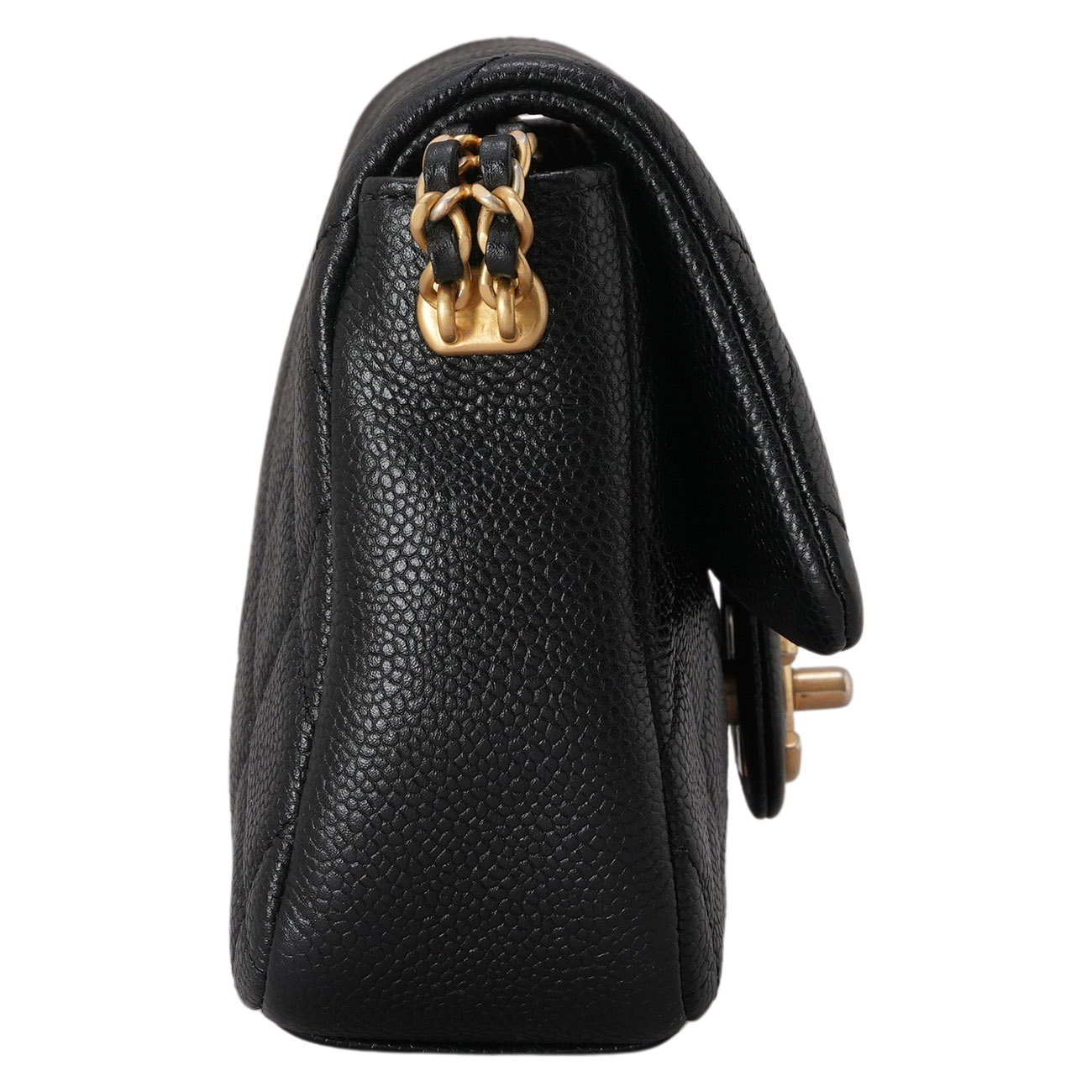 CHANEL(USED)샤넬 CC로고 캐비어 체인 크로스백