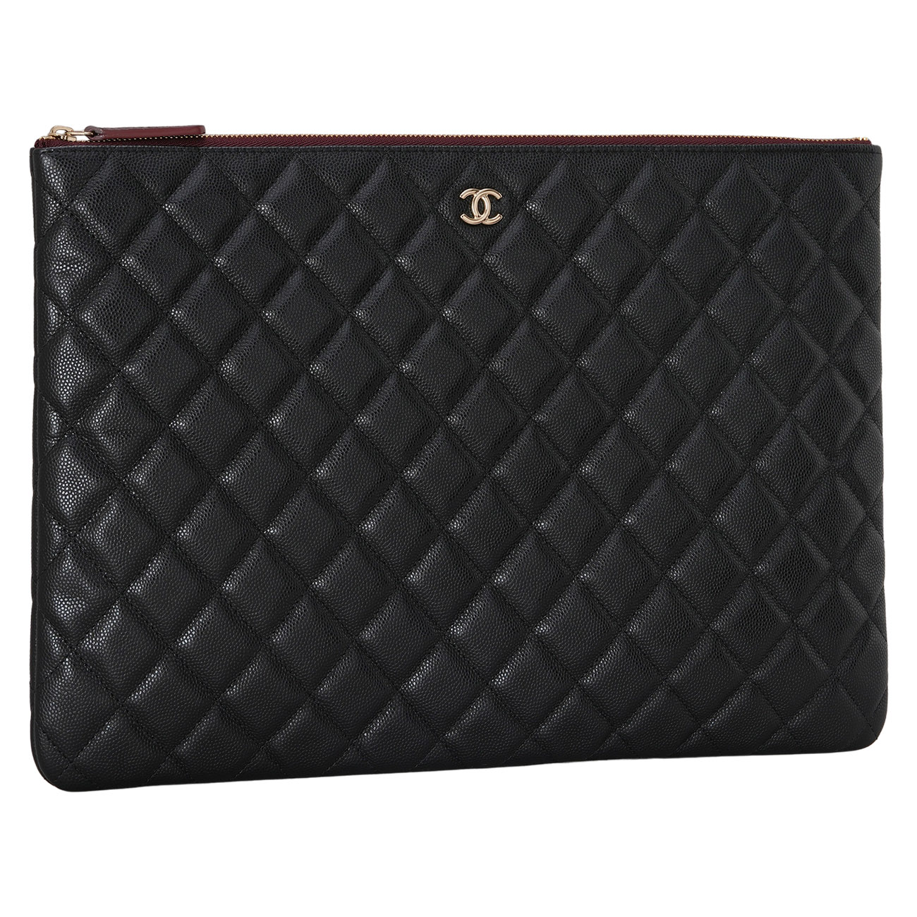 CHANEL(USED)샤넬 캐비어 클래식 클러치 라지