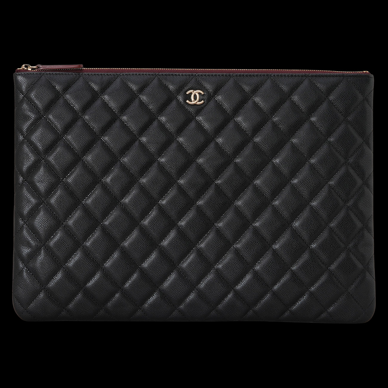 CHANEL(USED)샤넬 캐비어 클래식 클러치 라지