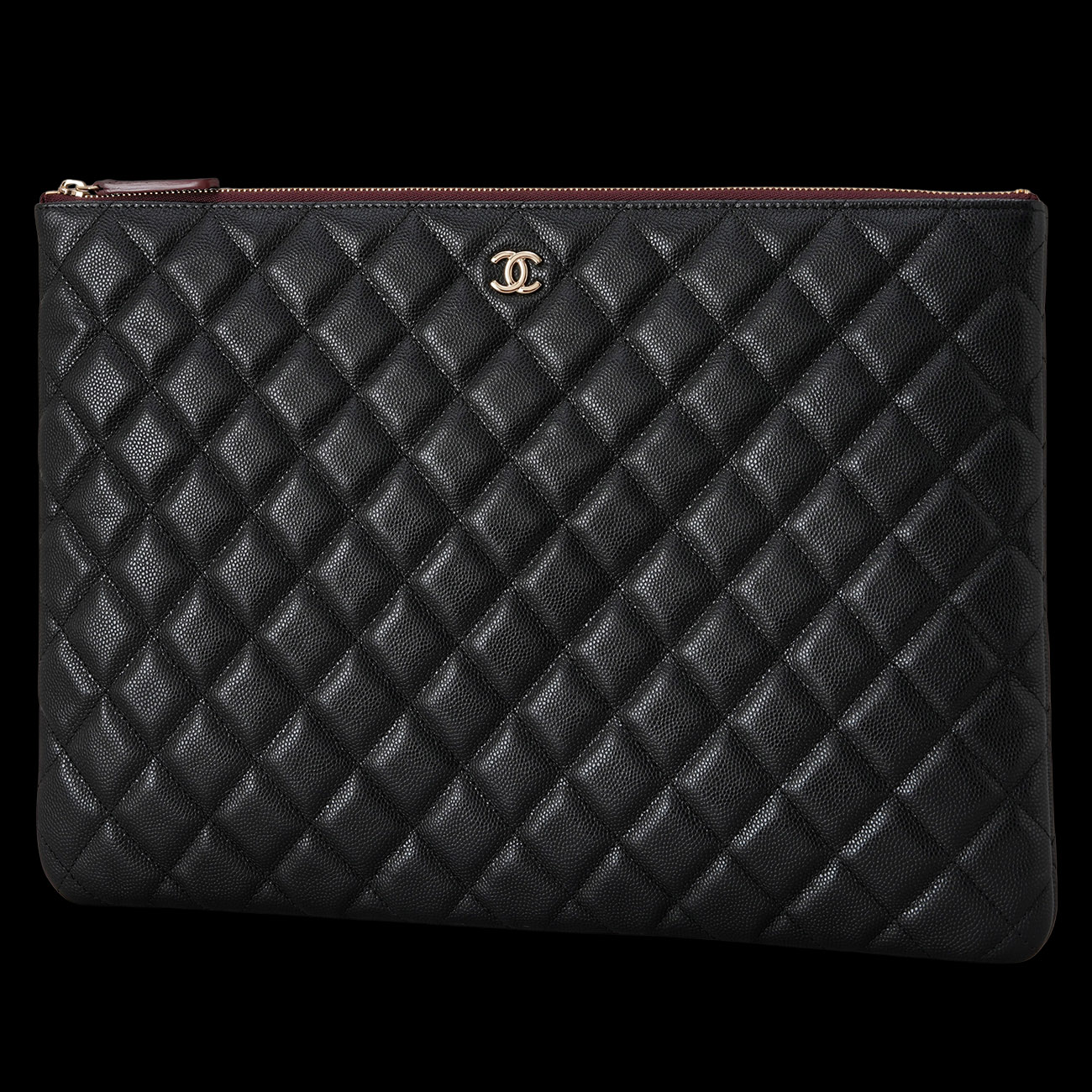 CHANEL(USED)샤넬 캐비어 클래식 클러치 라지