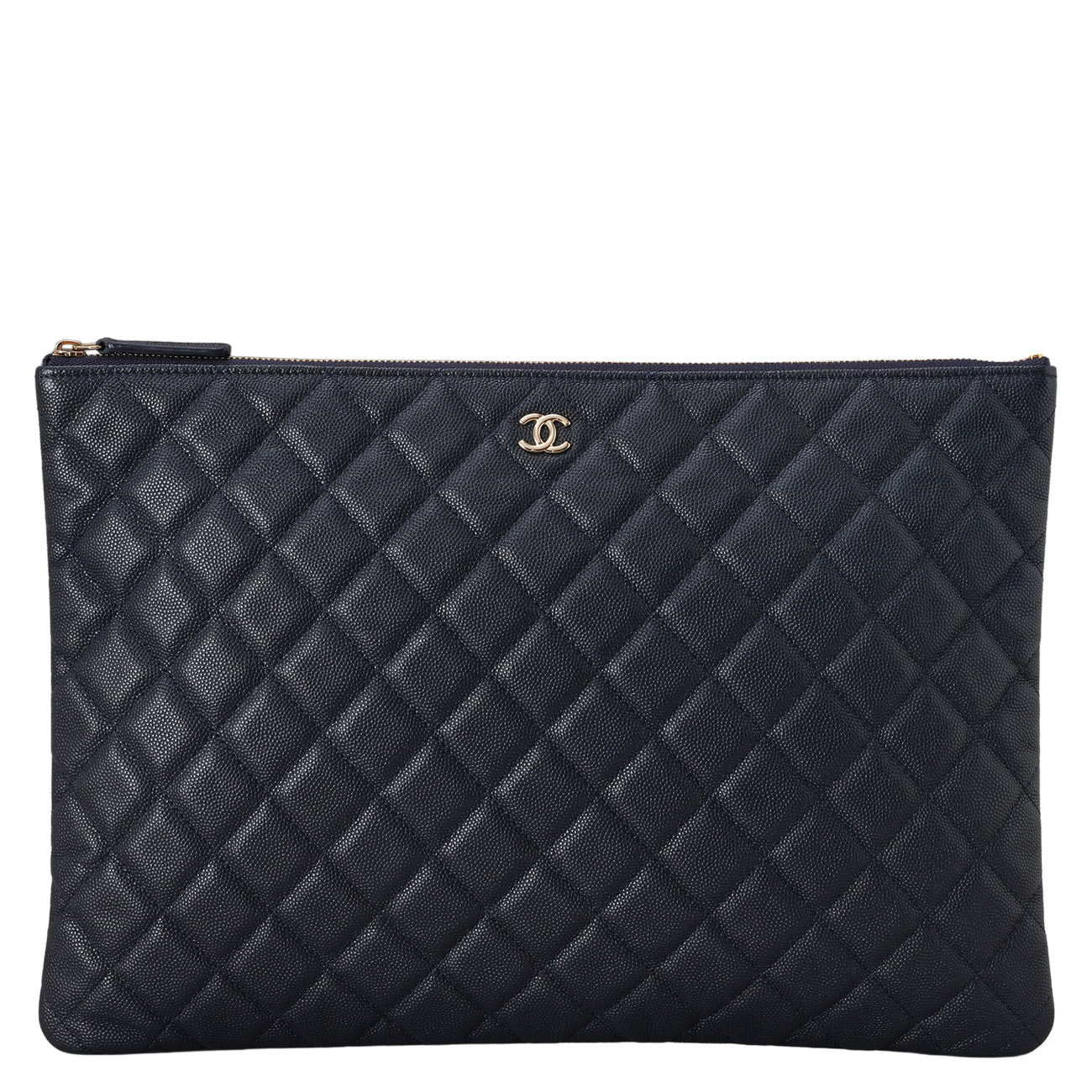 CHANEL(USED)샤넬 캐비어 클래식 클러치 라지